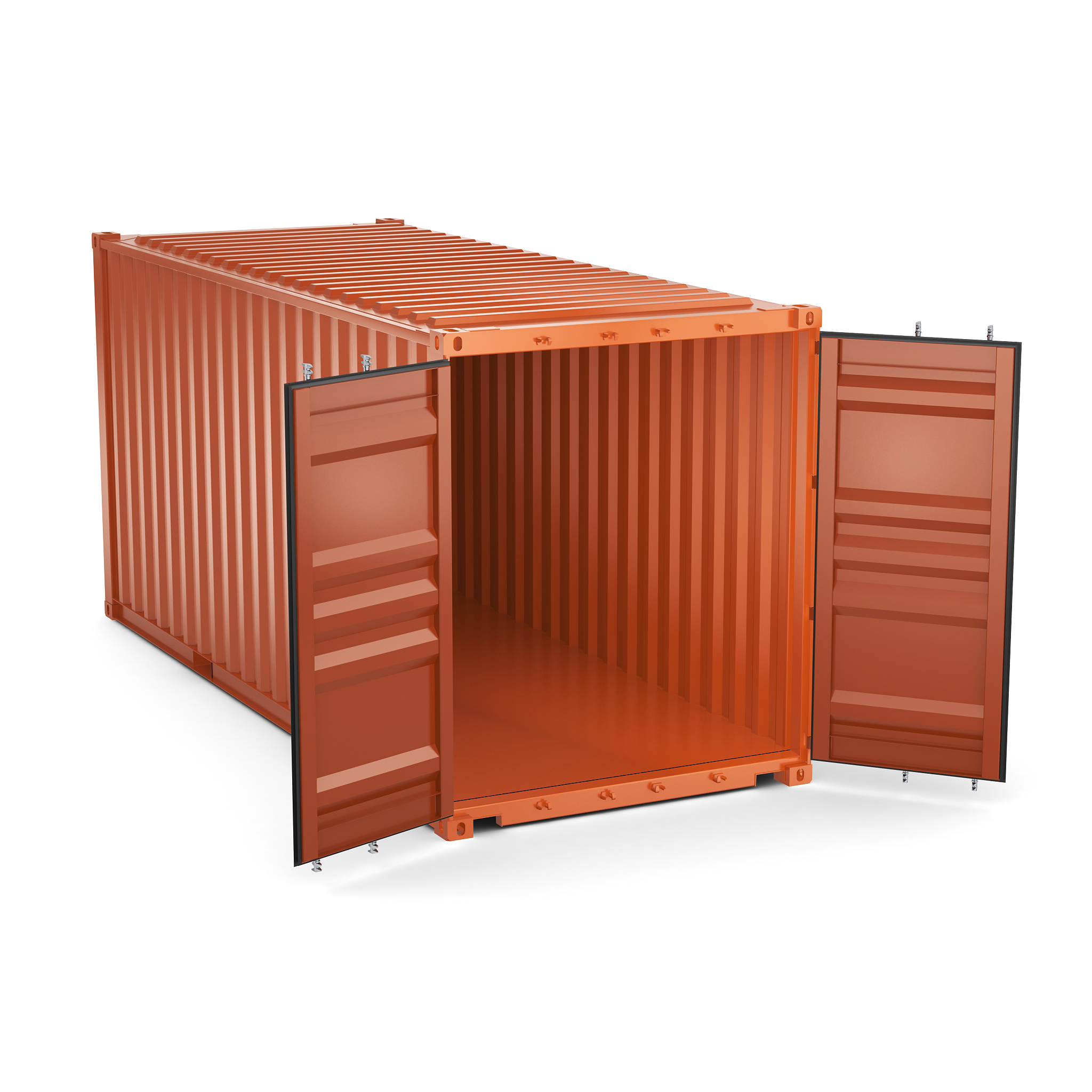 Container TCNU3089173 Damage Report: Dent, Scratches, and Possible Liquid Trace