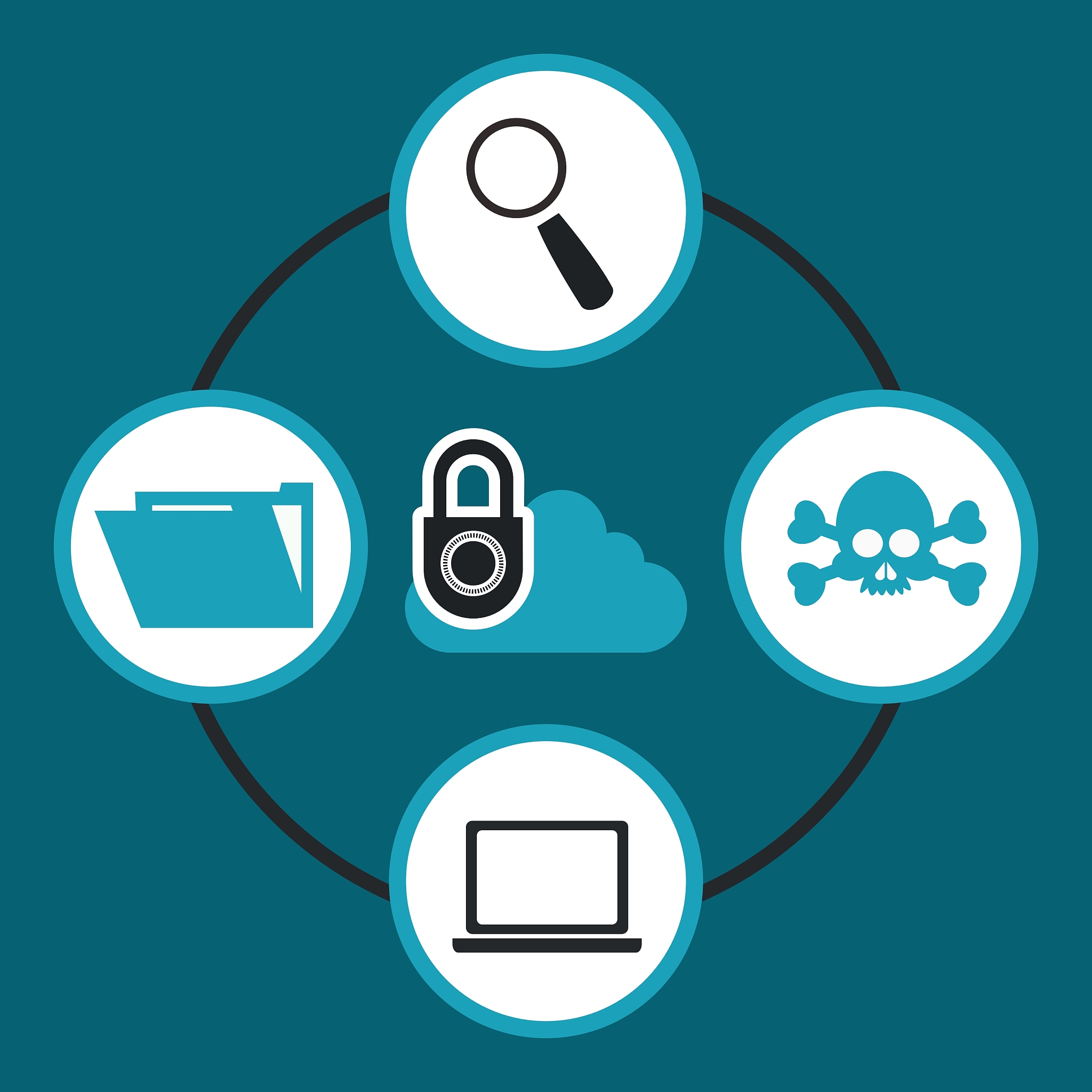 internet security related icons image