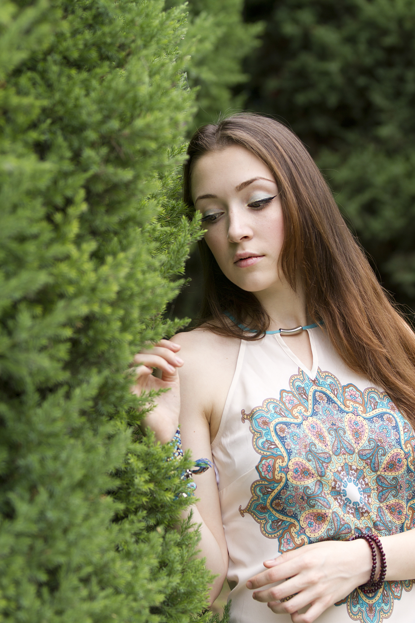 girl in park