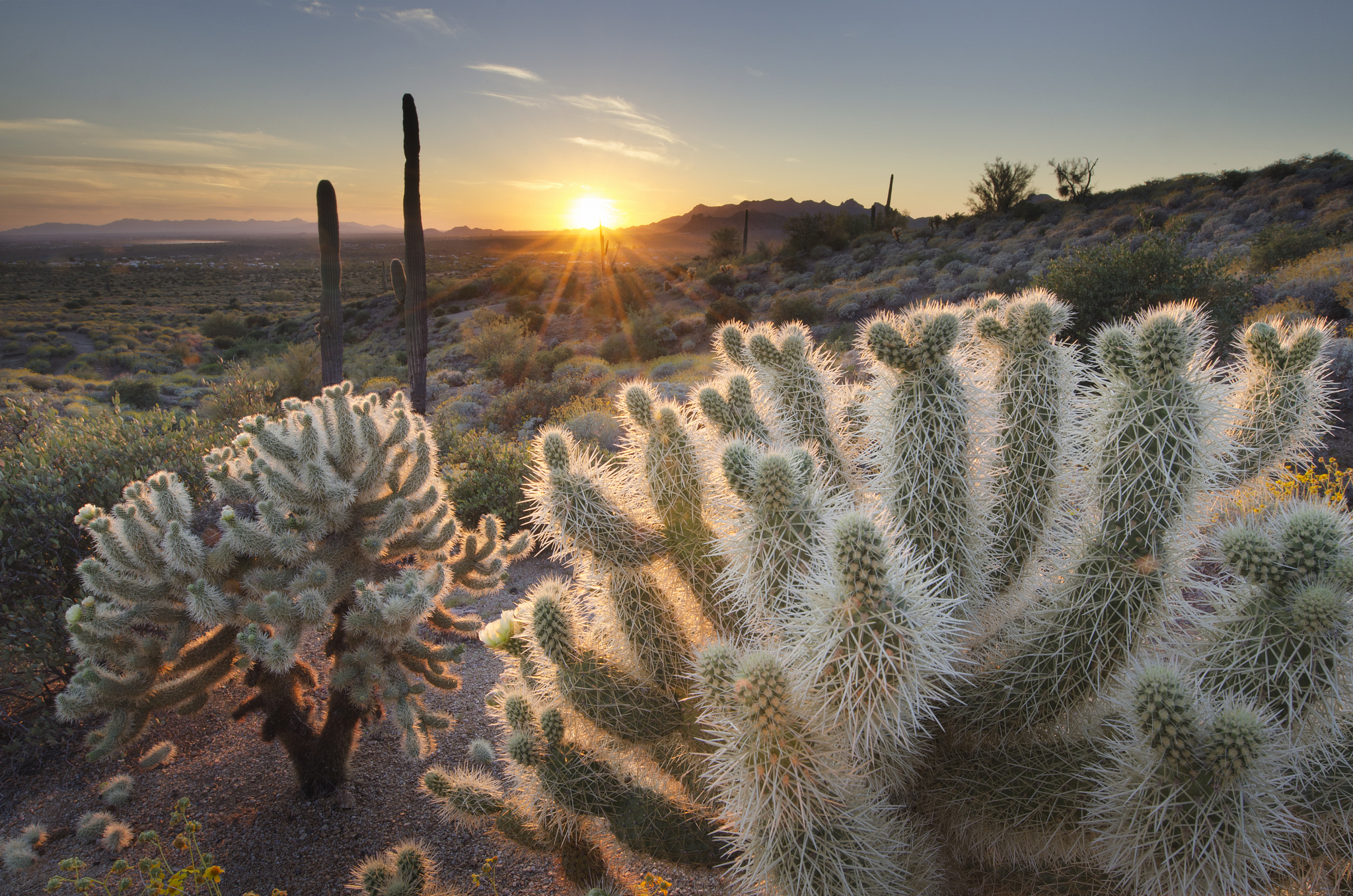 superstition mountains sunset,  arizona