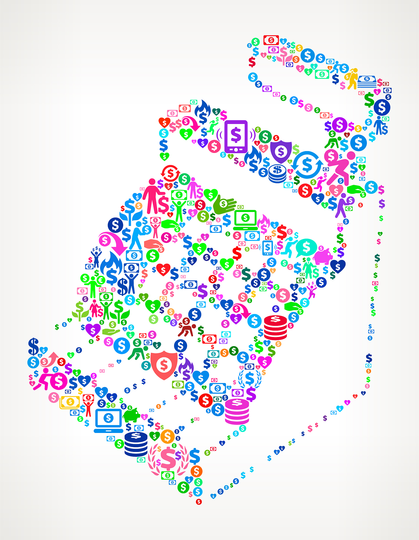 cash register  money vector icon pattern