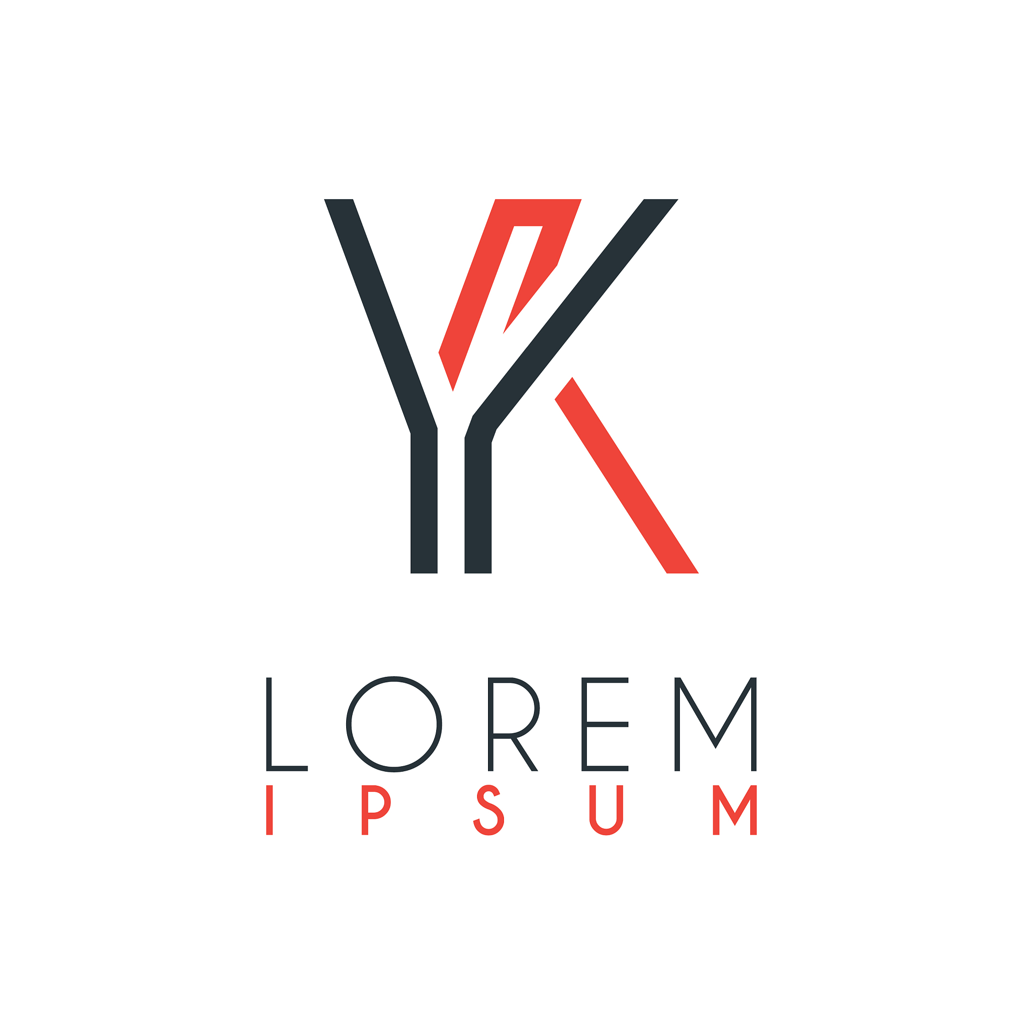 the logo between letter y and letter k or yk