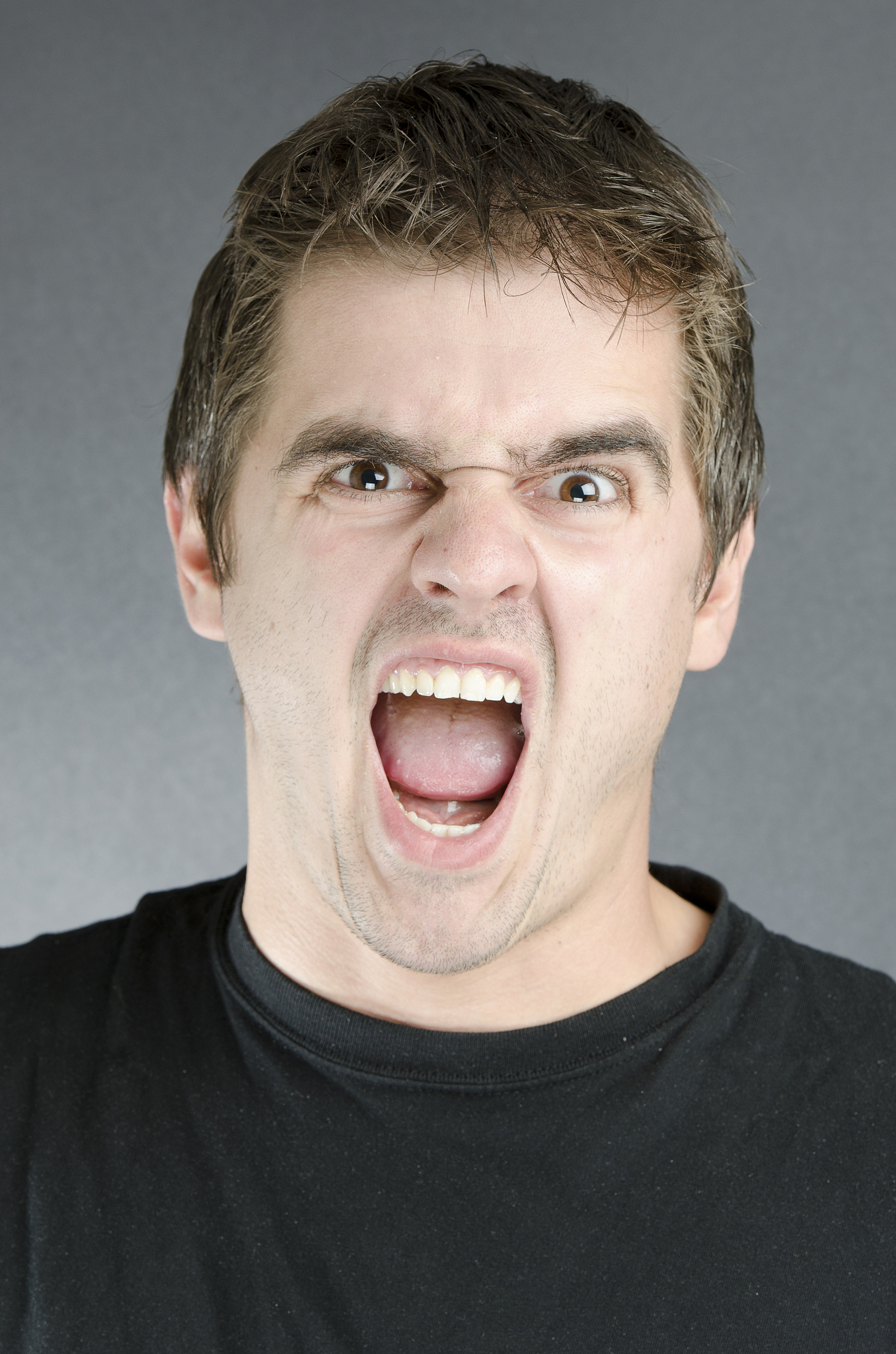 angry man