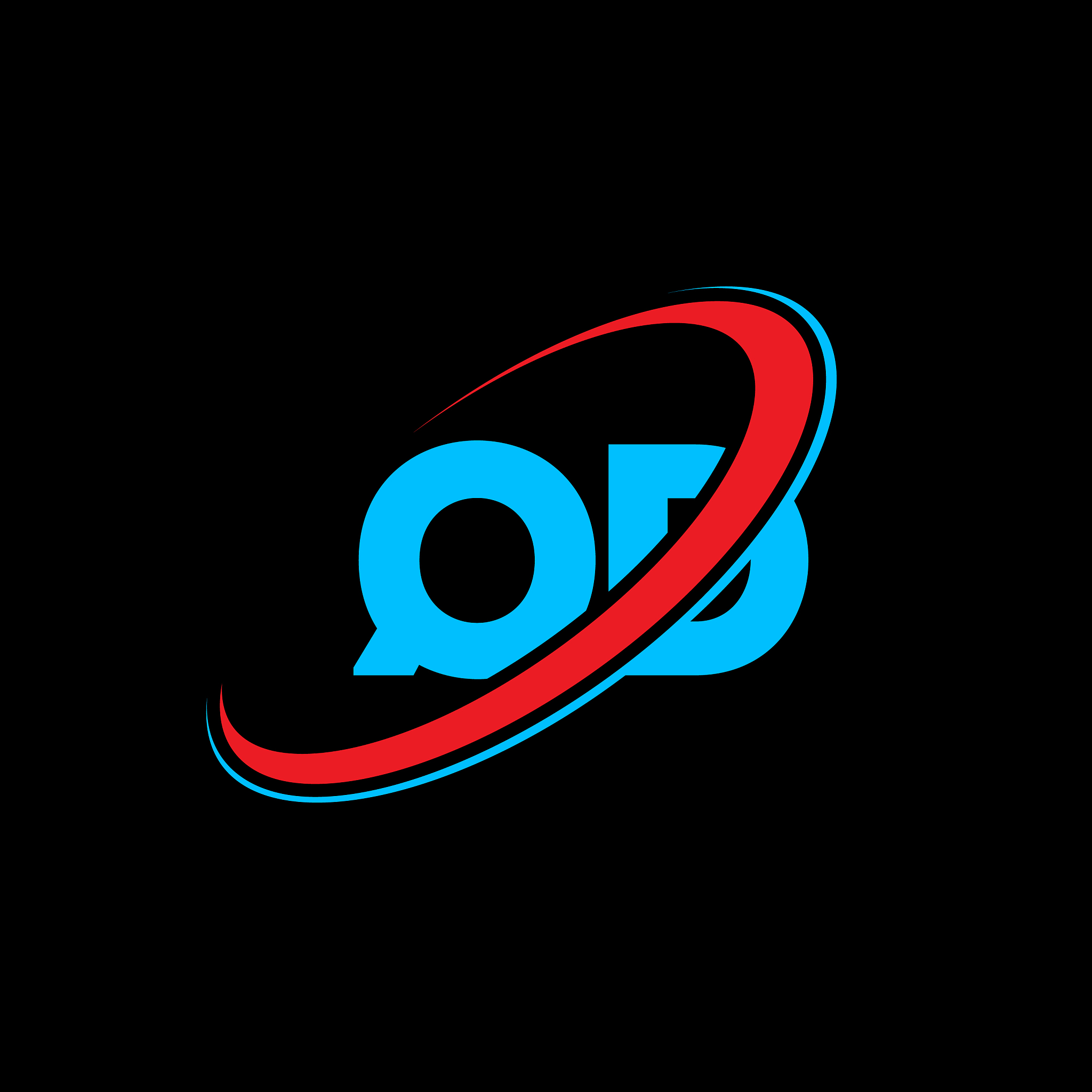 qd q d letter logo design initial letter qd