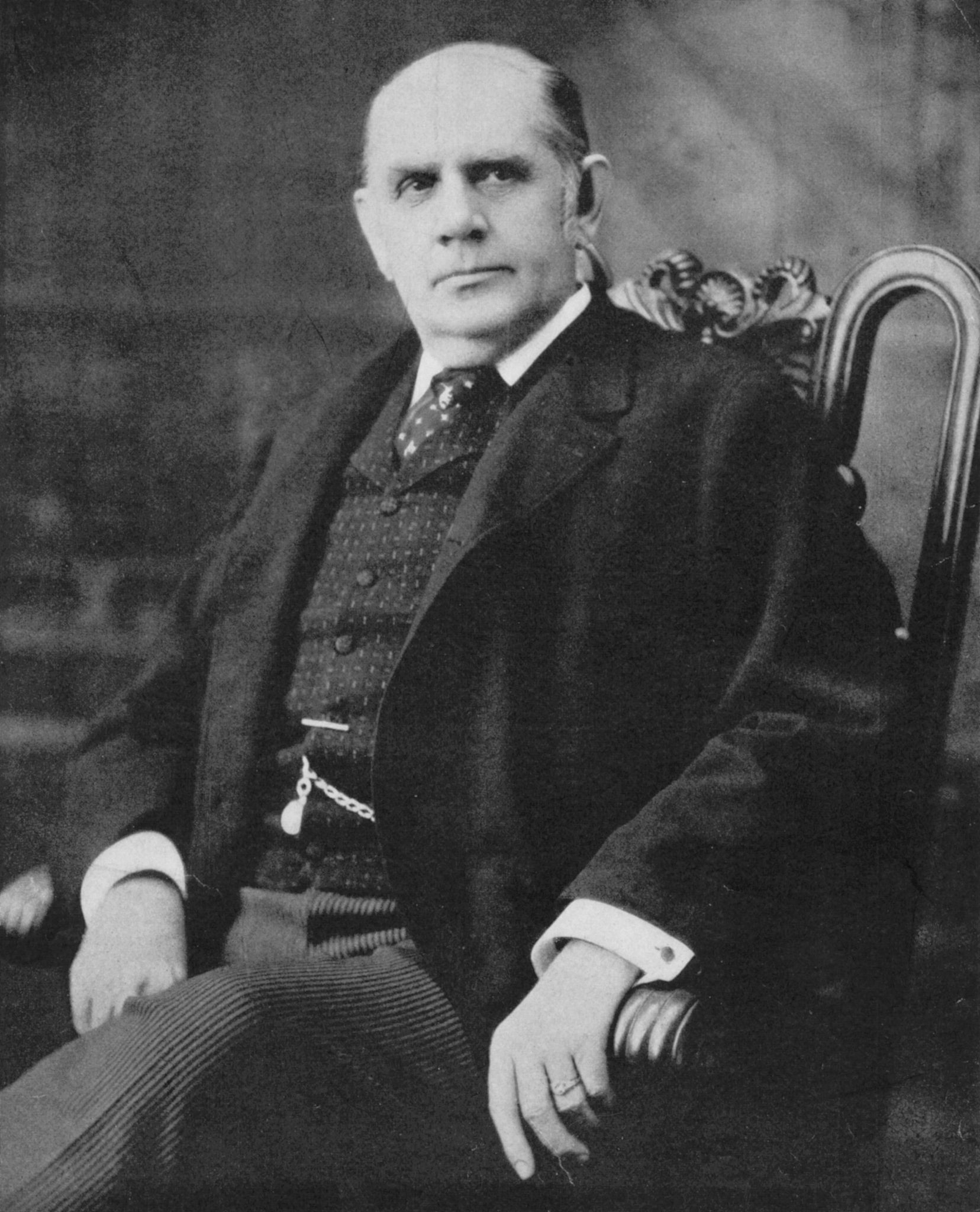 portrait of american businessman, mark hanna
