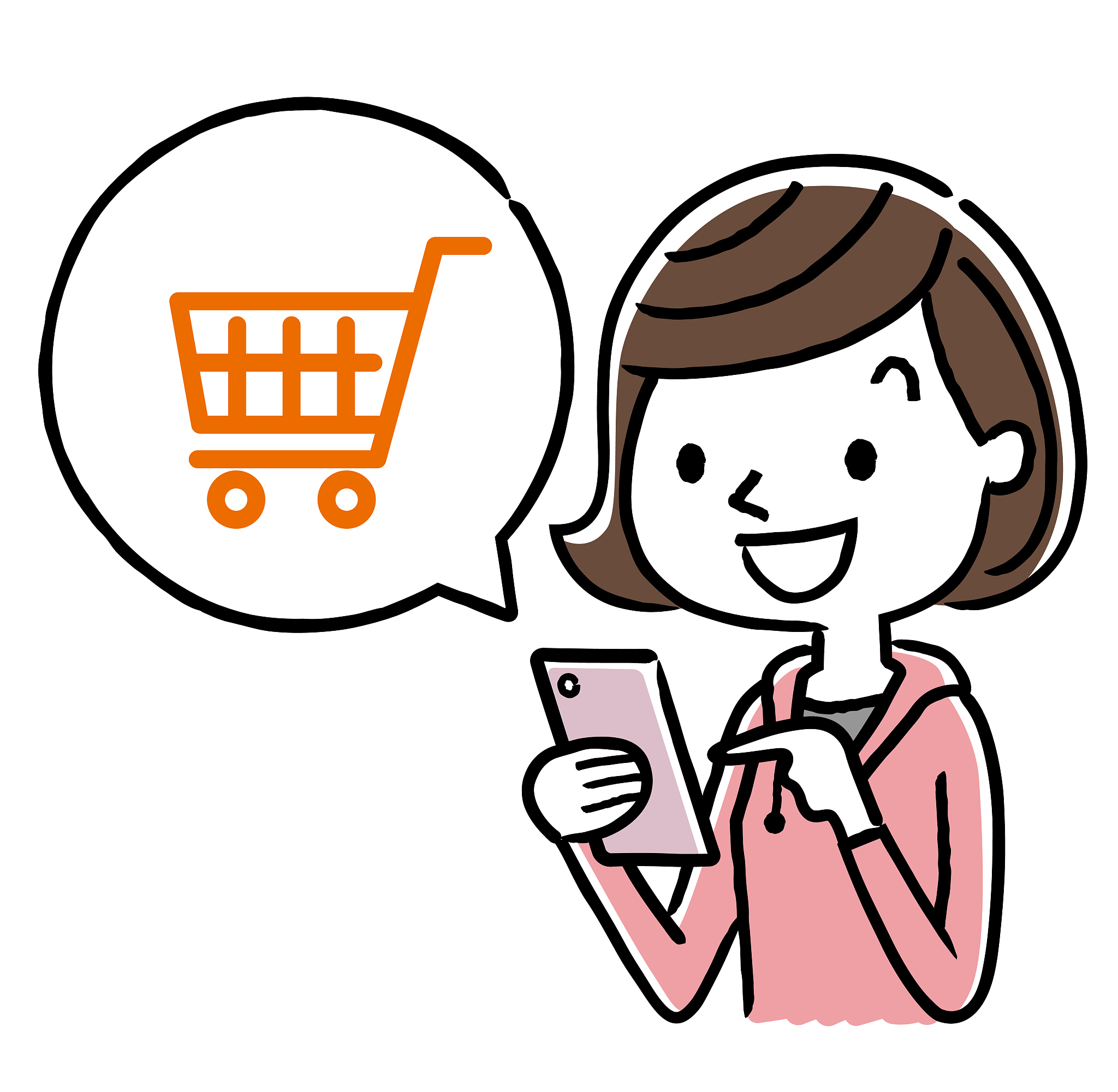 girls: smartphones, internet, shopping, shopping