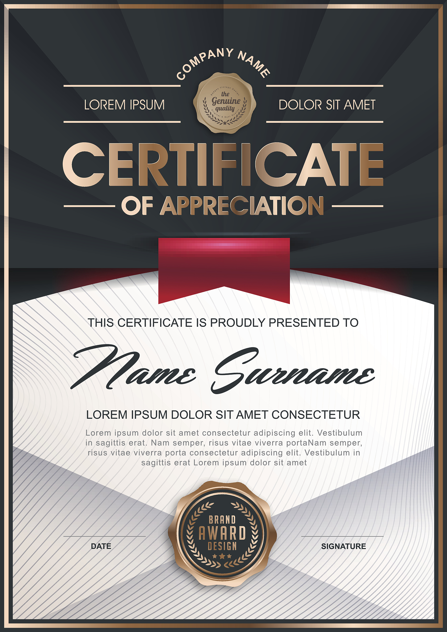 certificate 233