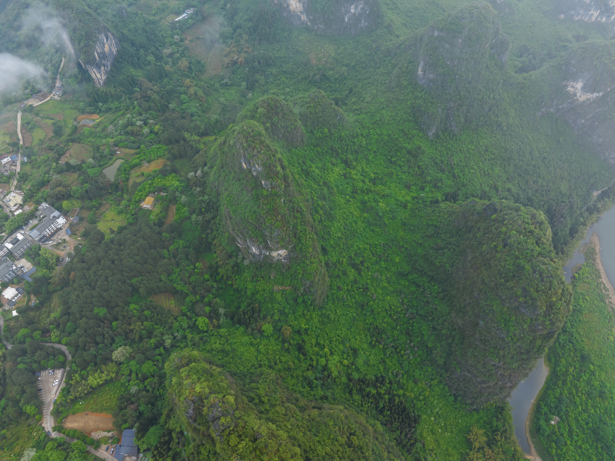 客家人所强调的风水宝地要义有三：一是要有龙势。即山脉绵延起伏、层峦叠嶂、罗列有序、奔腾有势等；来龙之势的大小主导着富贵的等级及人丁的兴旺。二是要有局。即对景罗列各峰湾环回托或旗或鼓或印或案皆应为基地所用；局主导功名官禄。三是要有水。即基地前面有对逆的江河但江水又不是直冲基地而是水口回环带水；水主财路。帮我把这段话精简一下不要太短基本的意思要保留