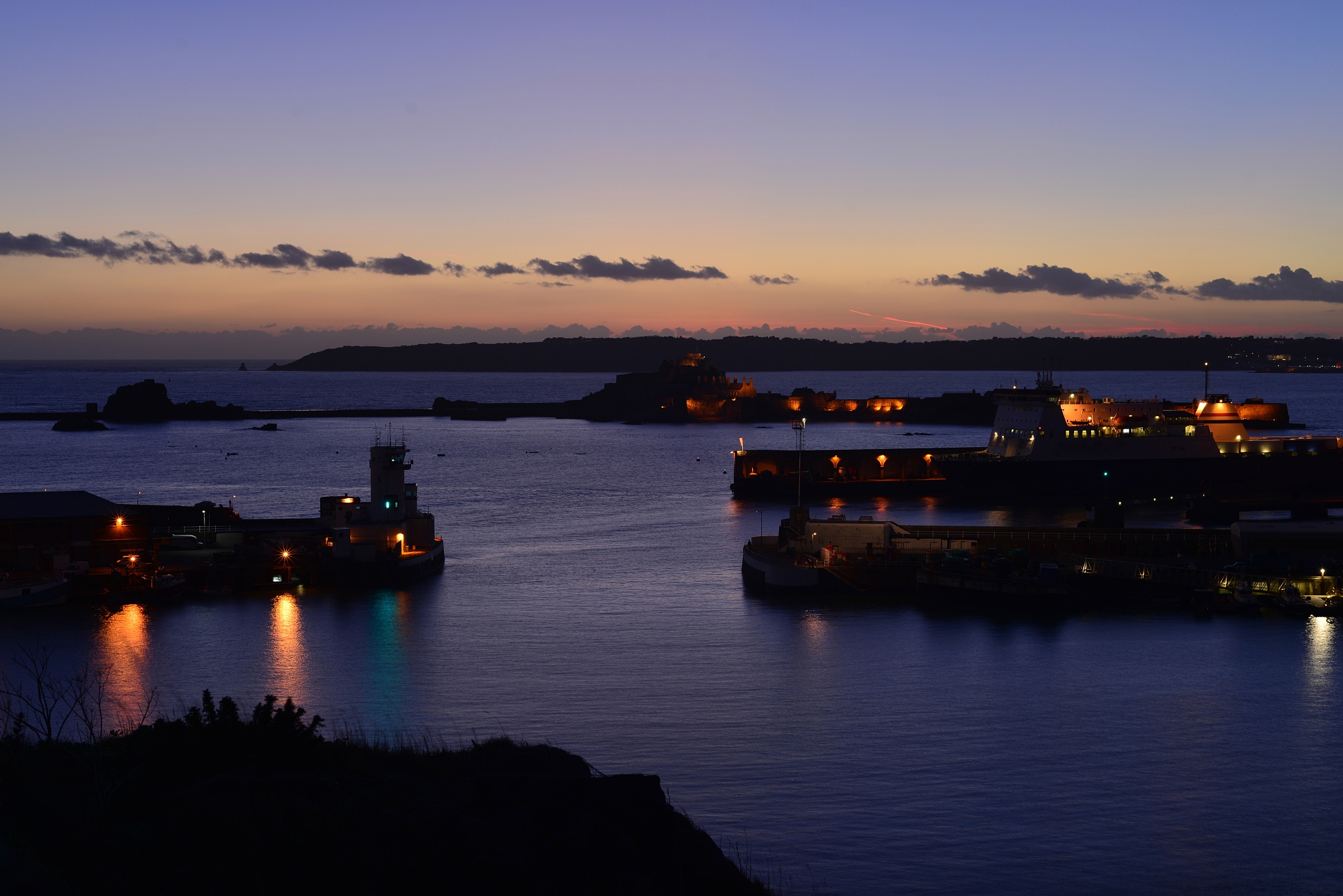 st.helier harbour, jersey, u.k.