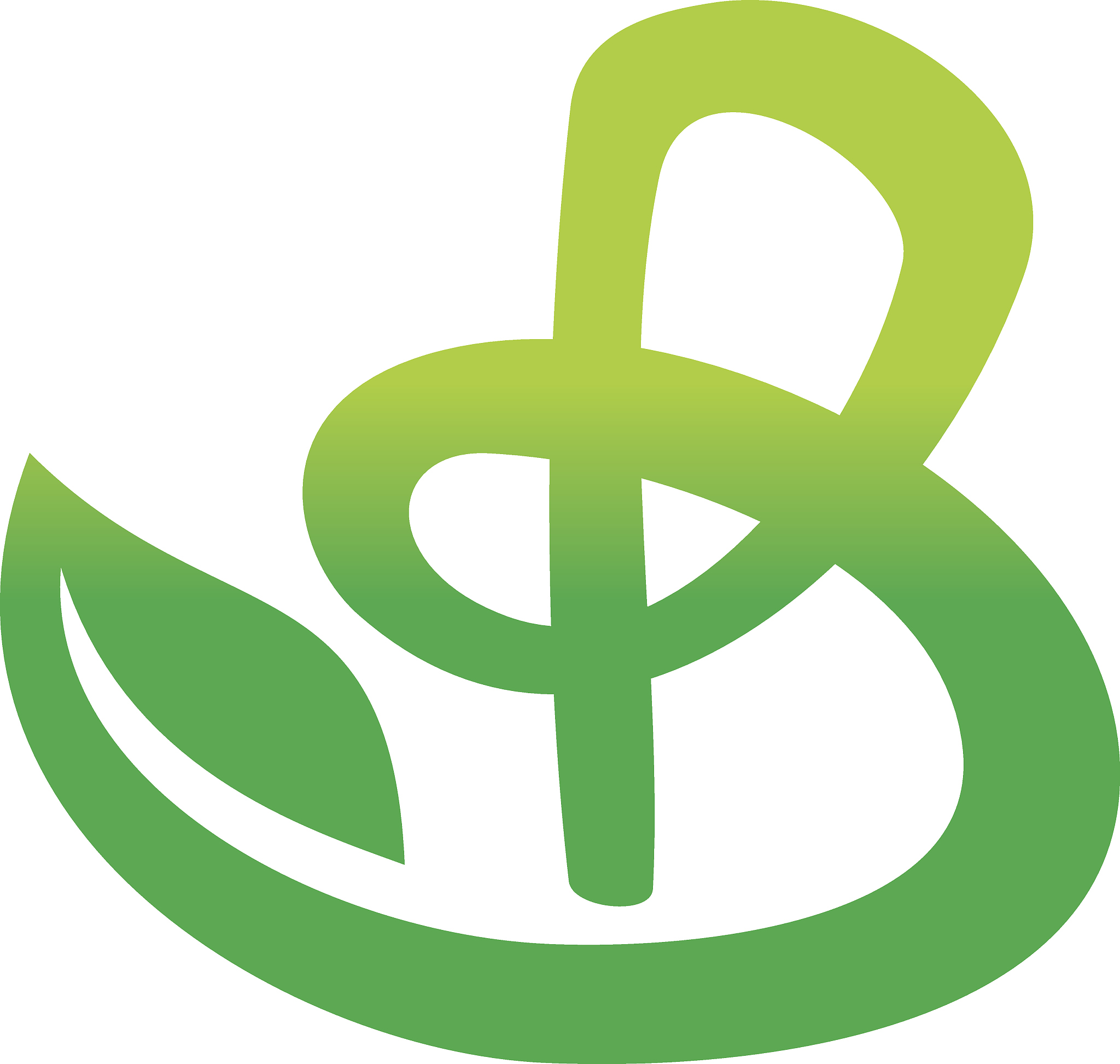 modern icon solution letter b