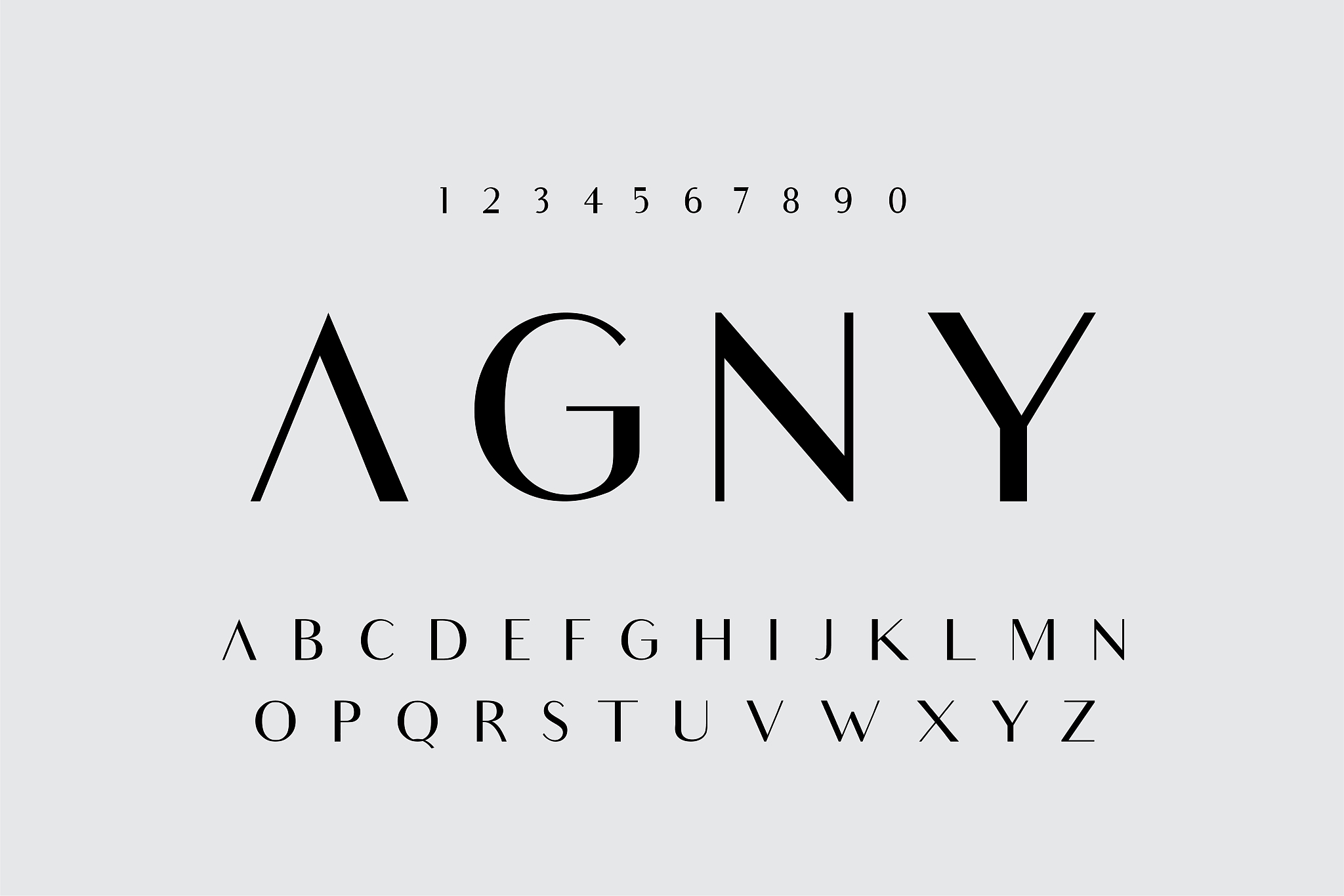 minimal font creative modern alphabet. typography minimalist sty