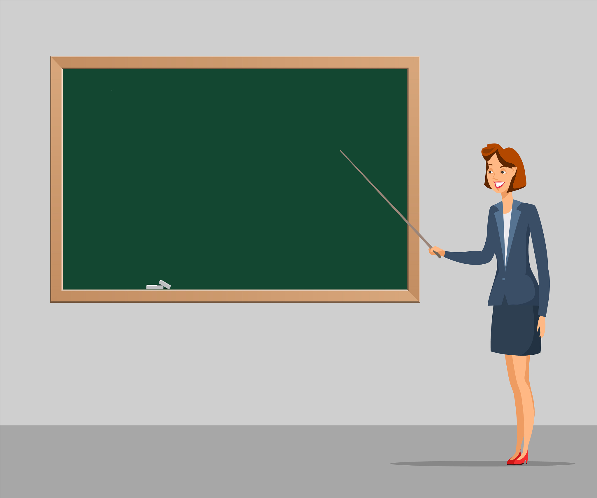 school lesson cartoon color