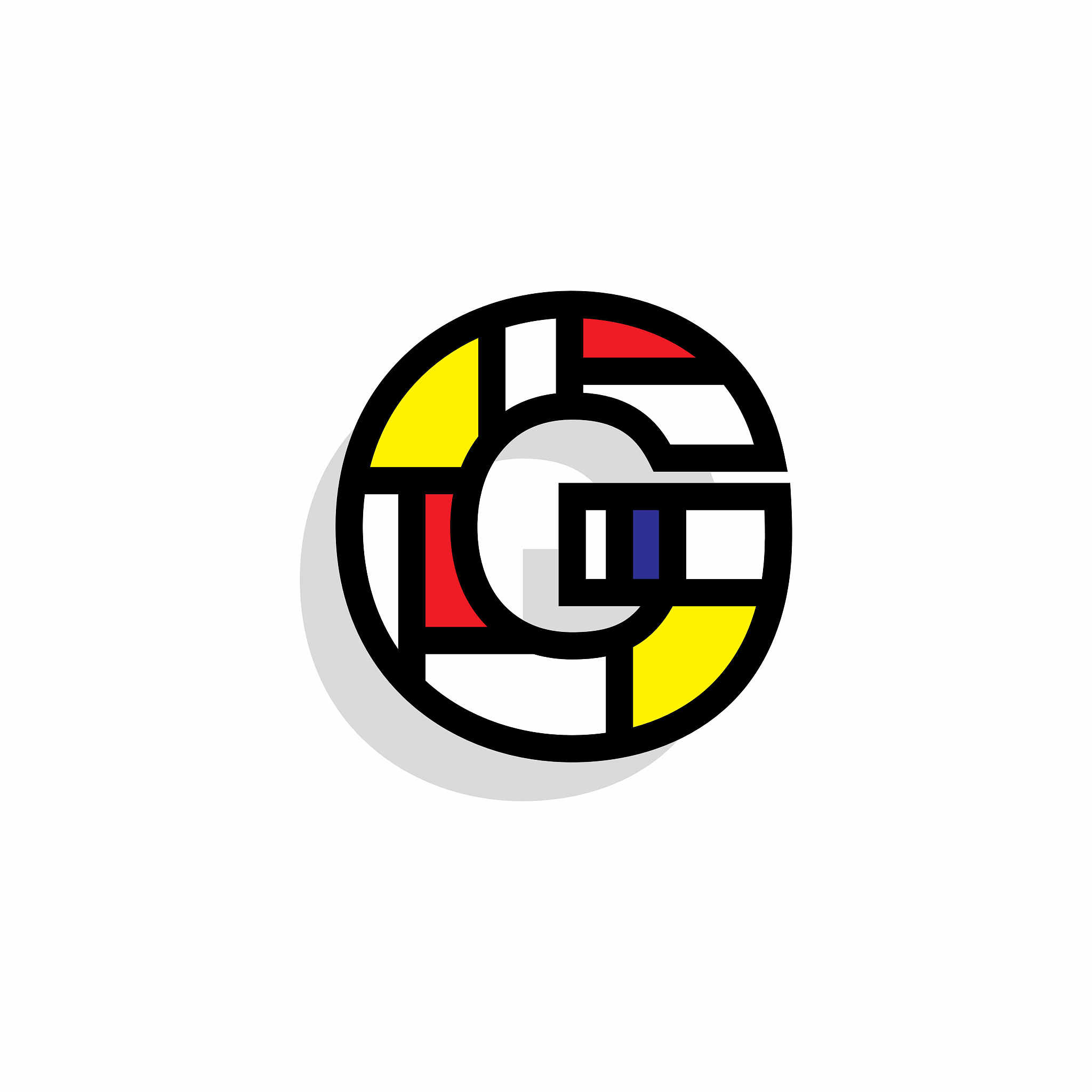 英文字母<strong>g</strong>,矢量,信函,40-80年代风格复兴,商务,几何形状,字母,模板