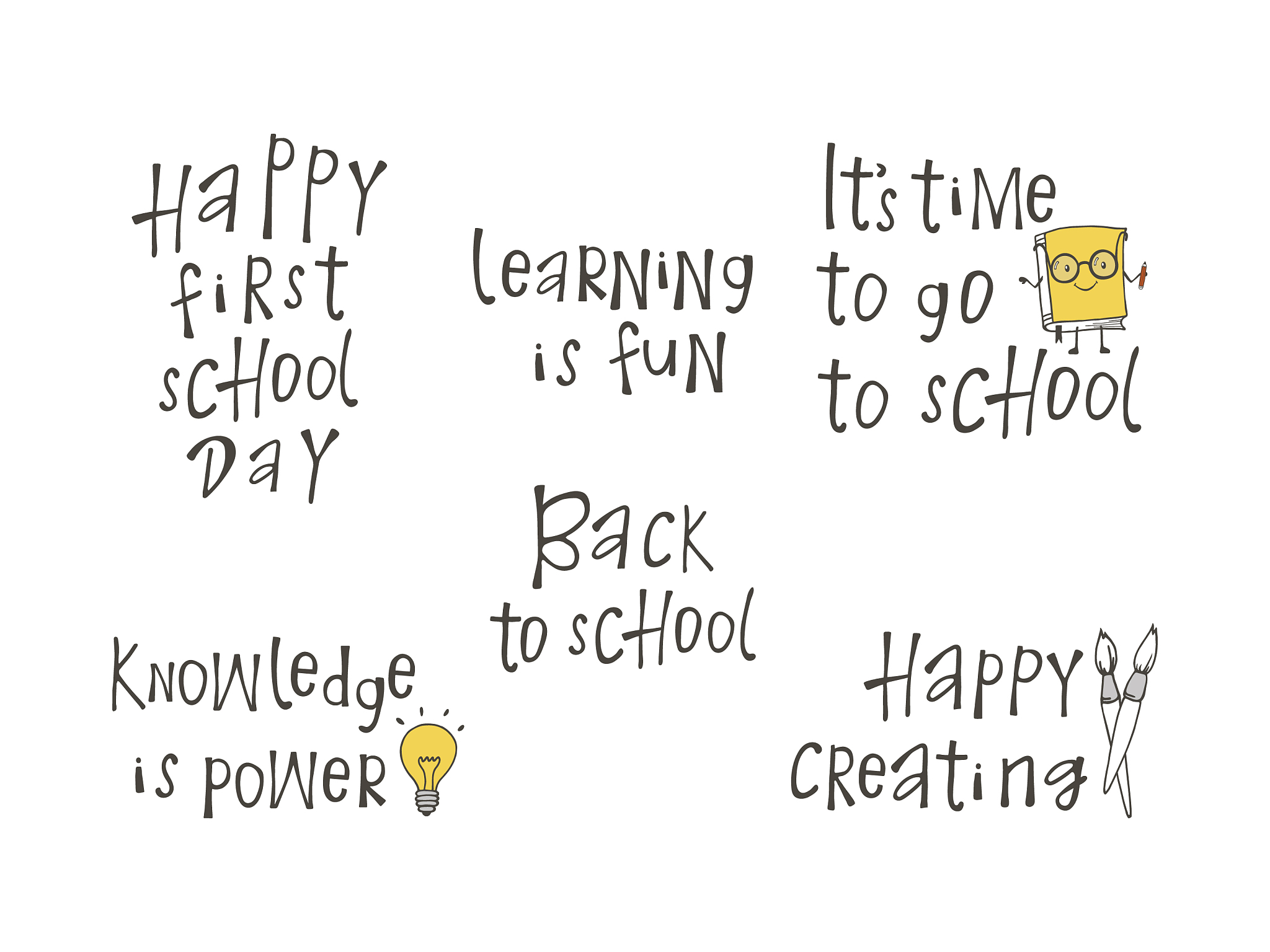 school lettering