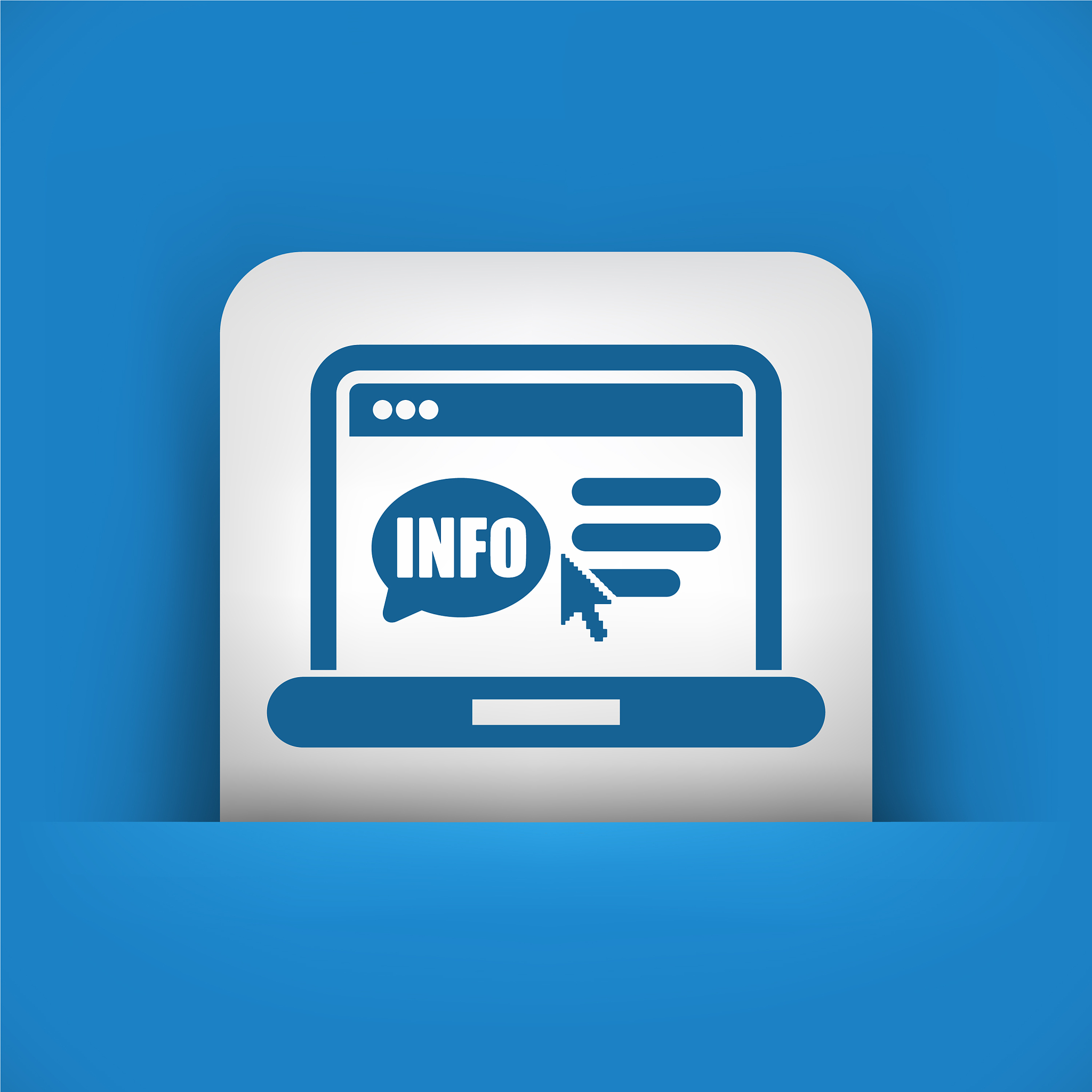 website info icon