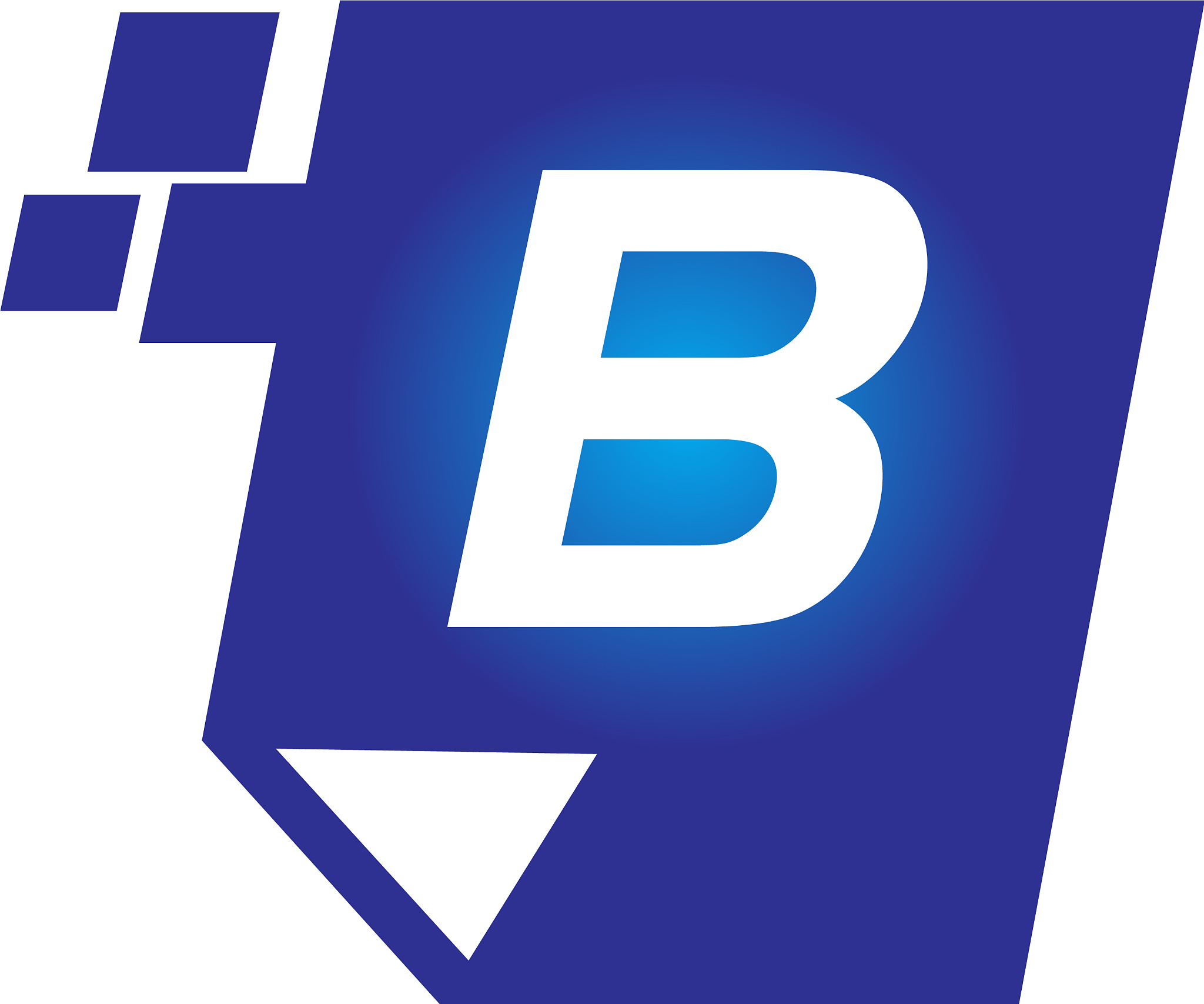 digital paper initial b