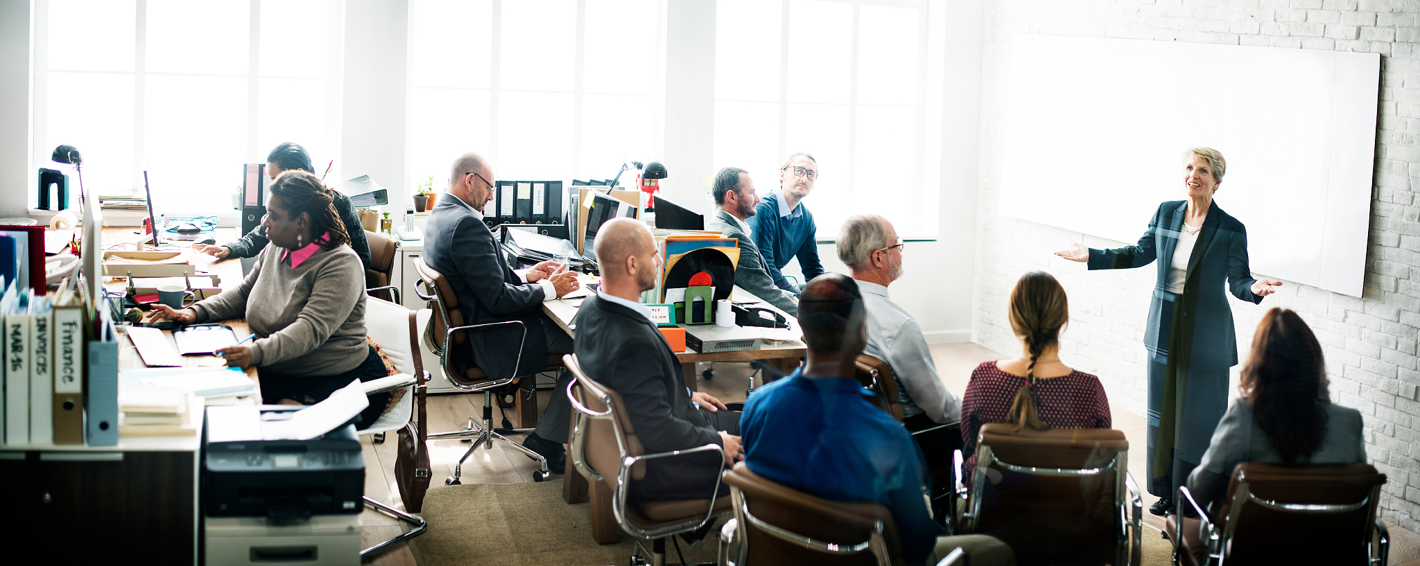 business people meeting conference brainstorming concept