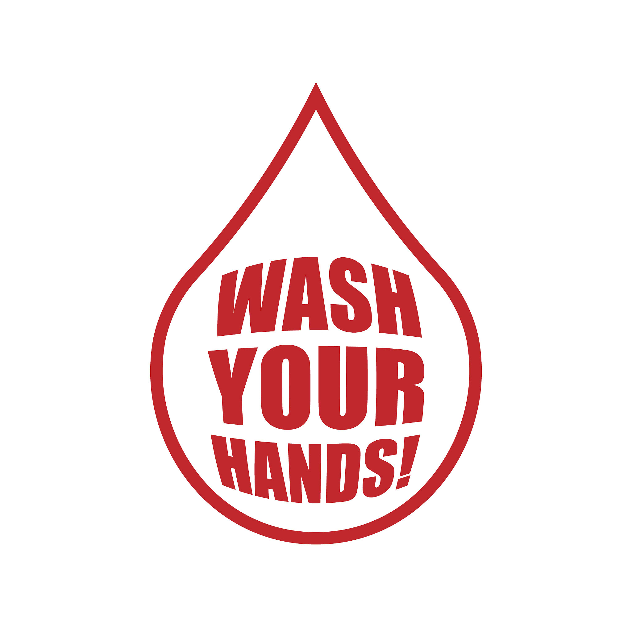 wash your hands in drop shape sign. sanitatize symbol. covid-19 