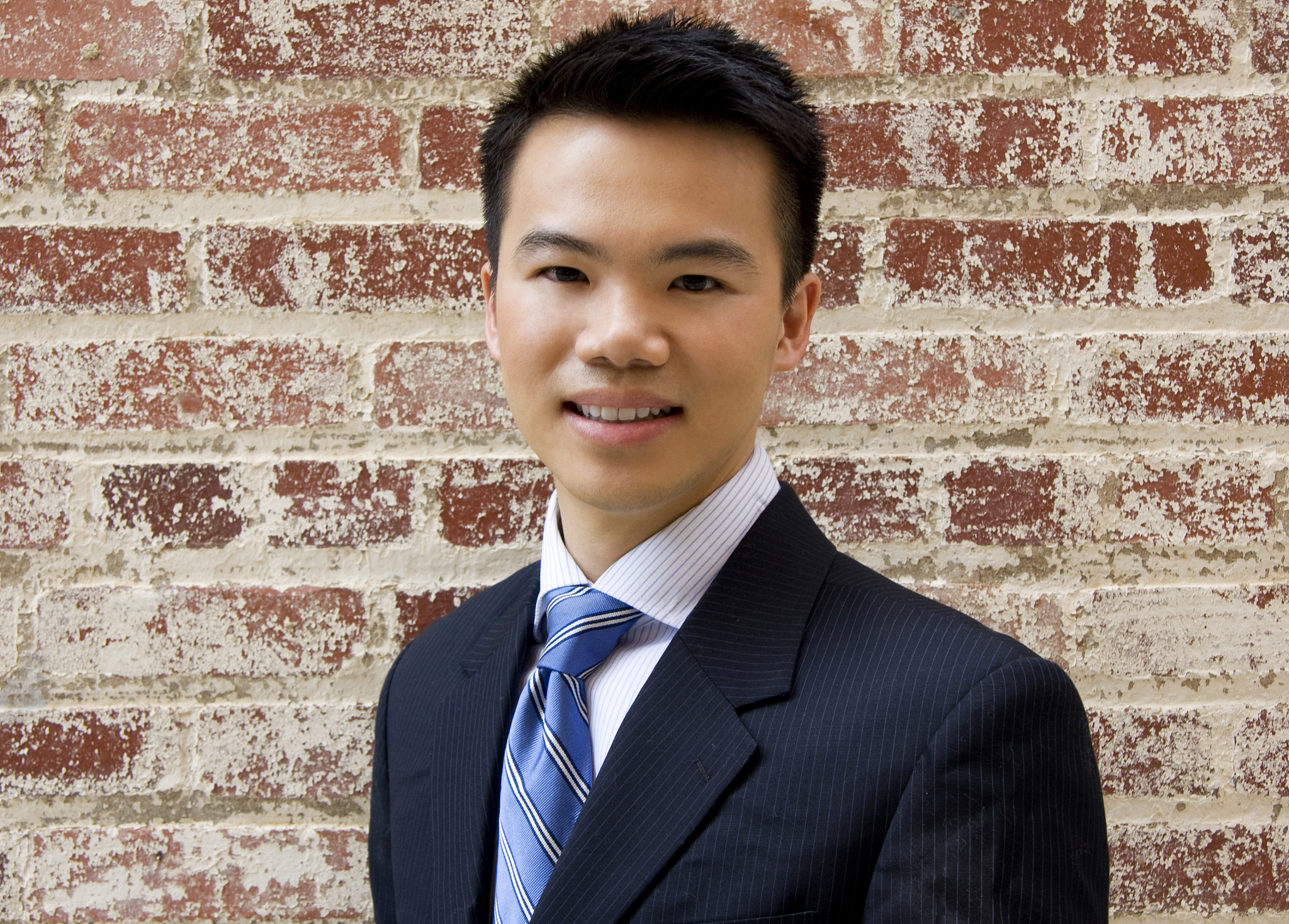 asian man with smile