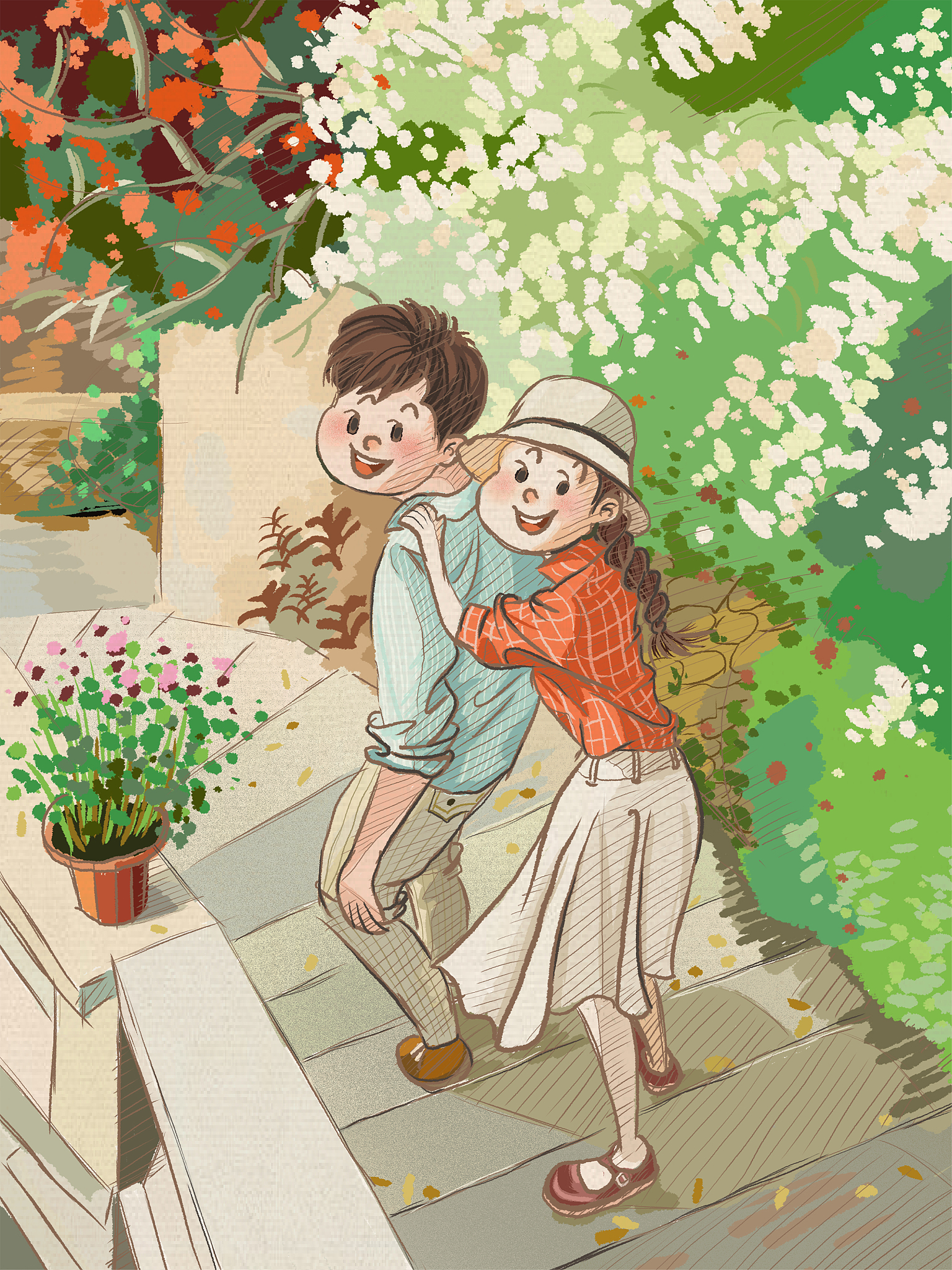 甜蜜梦境：与你交谈拥抱的幸福