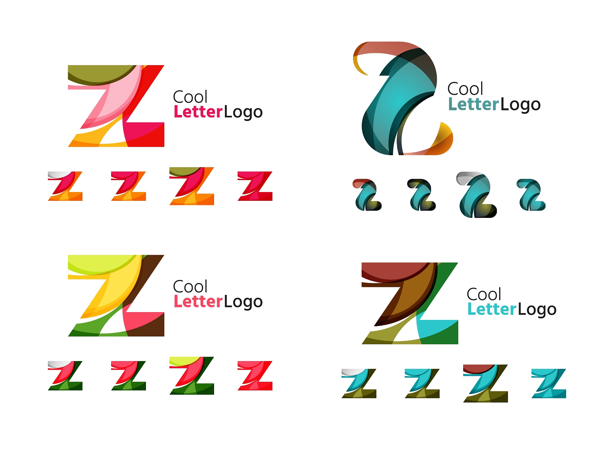 letter business emblem collection