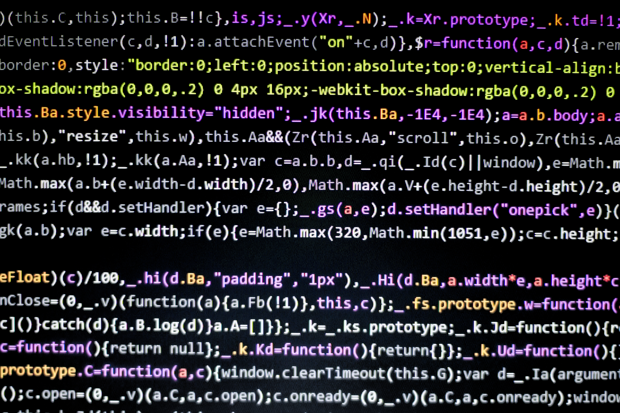computer wed page code
