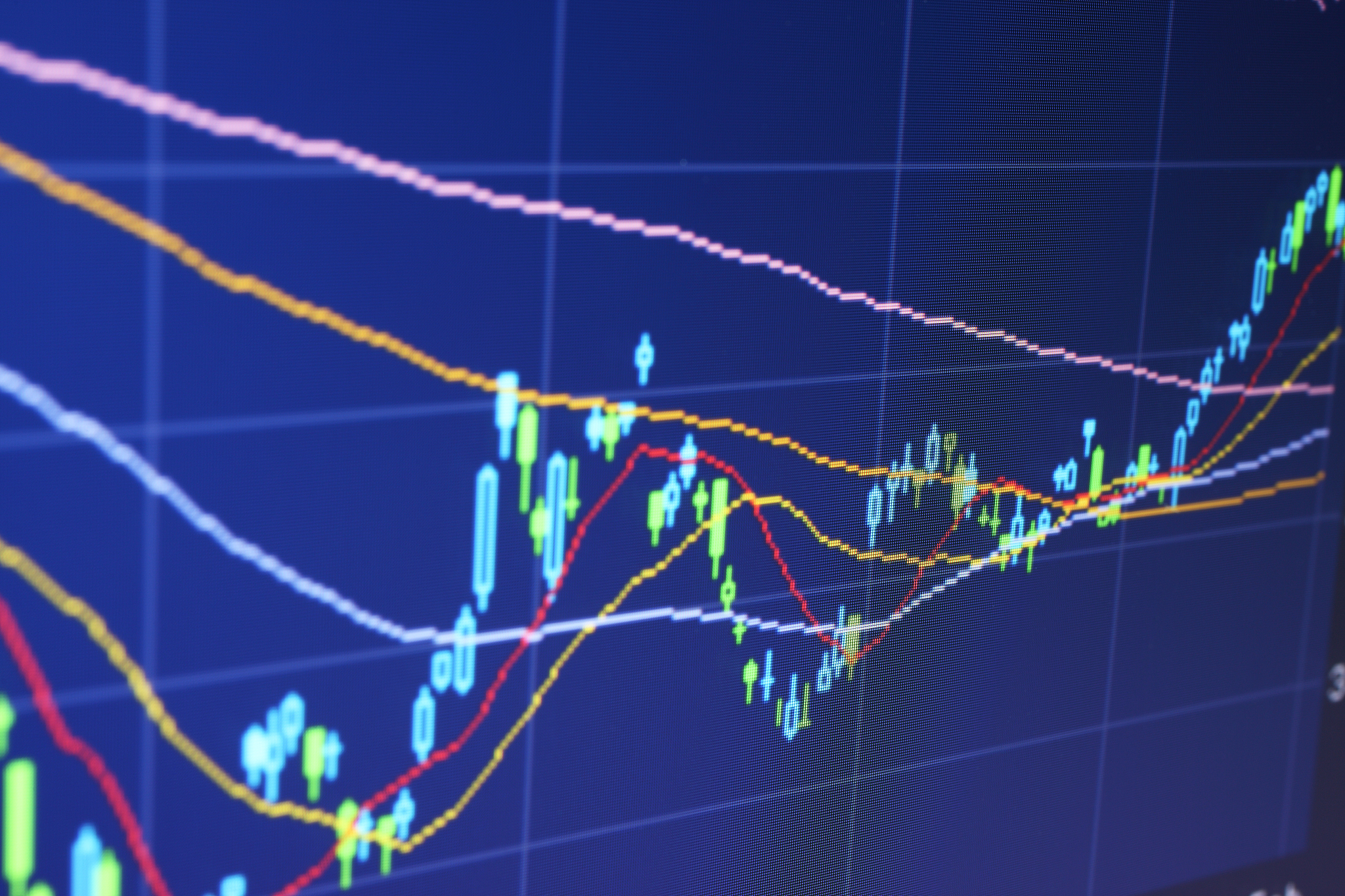 digital stock chart