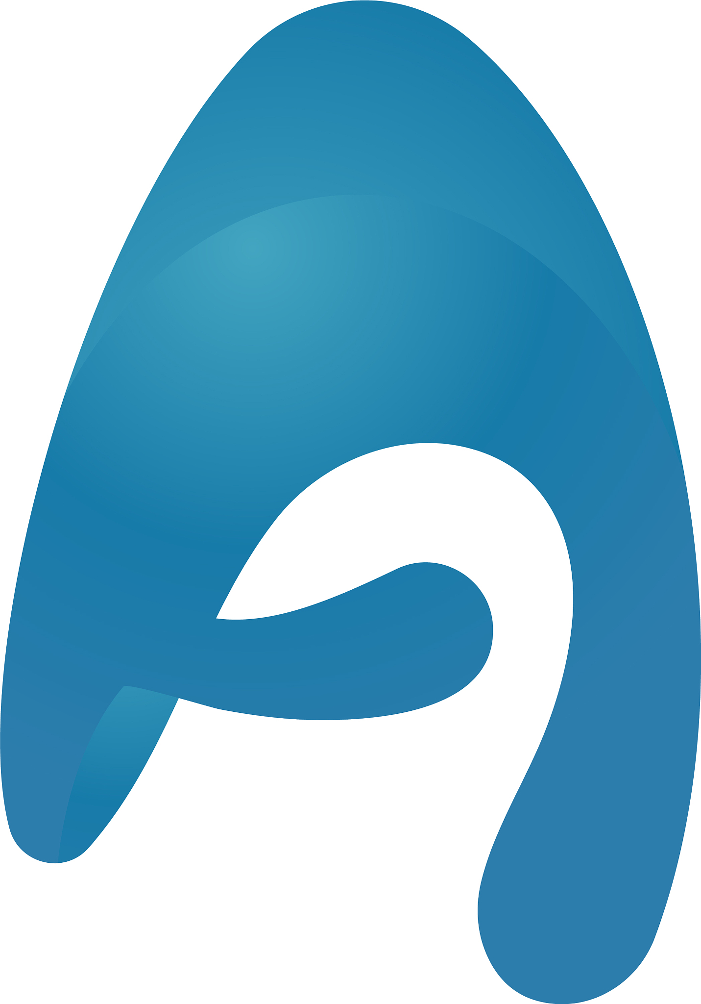 a liquid lettermark logo
