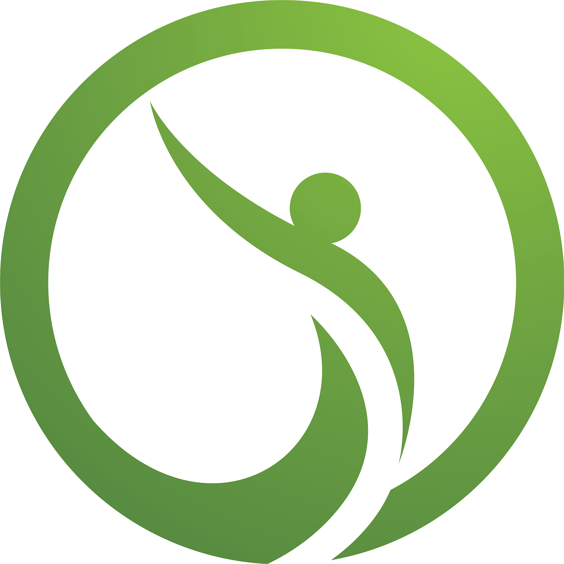 human character logo sign health care logo sign