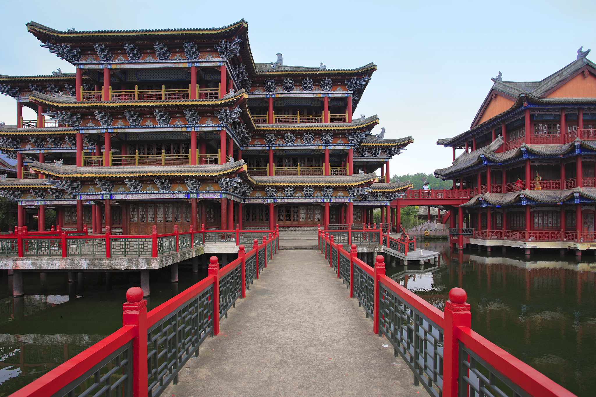 浙江横店宋代仿古建筑