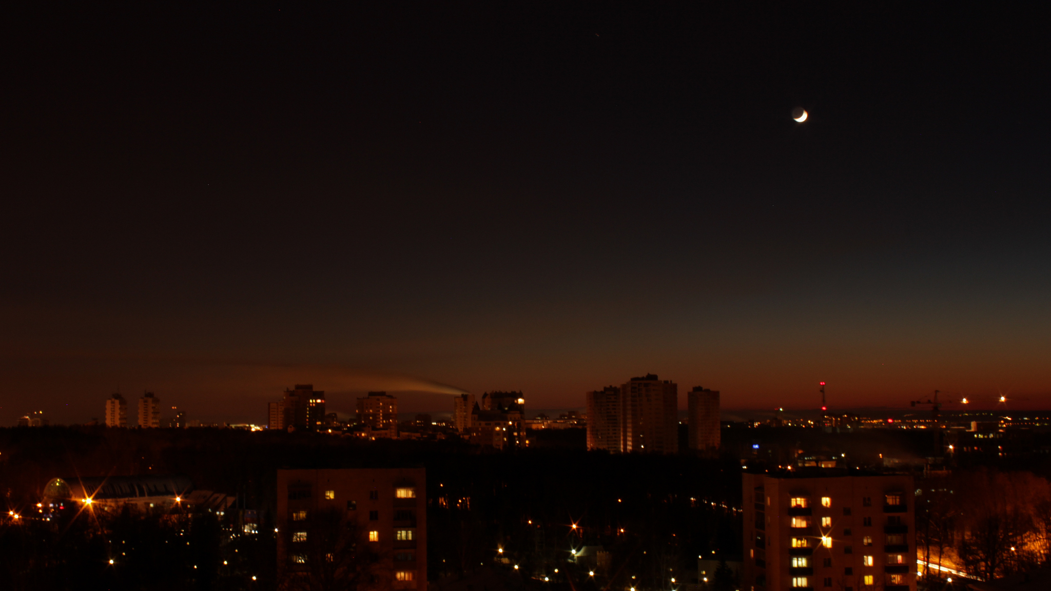 moonlight sunset