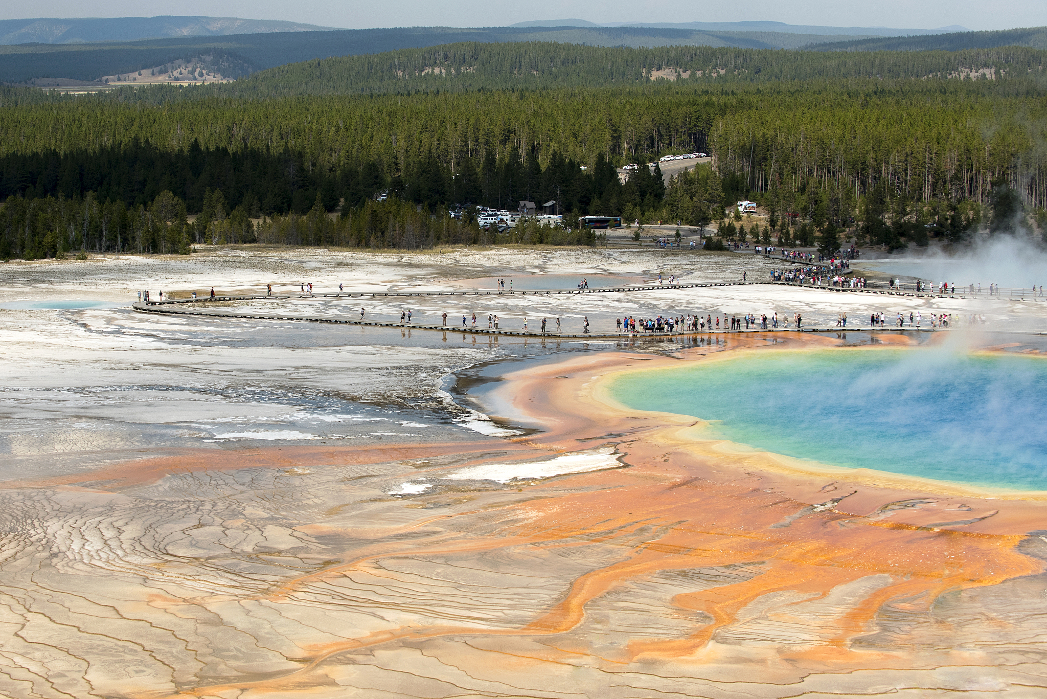 grand prismatic spring, yellowstone.