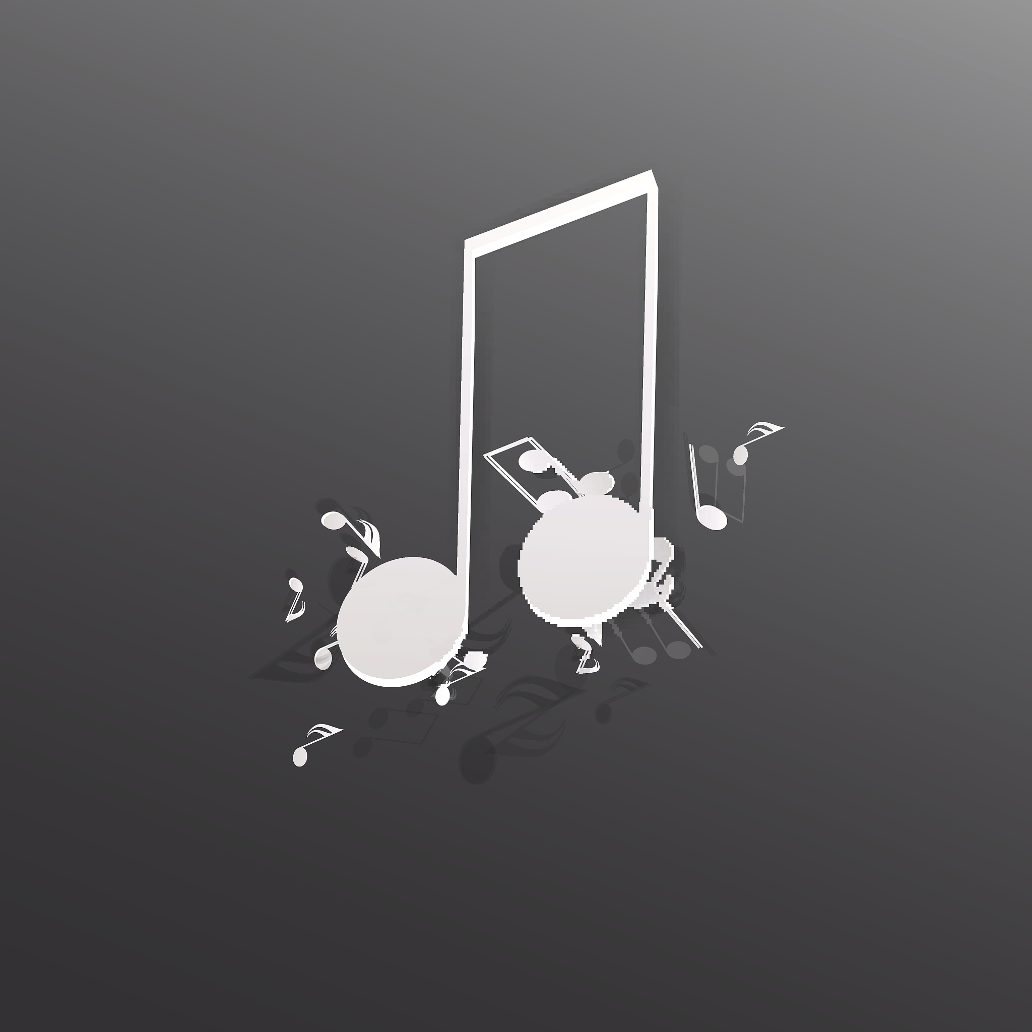 abstract musical background