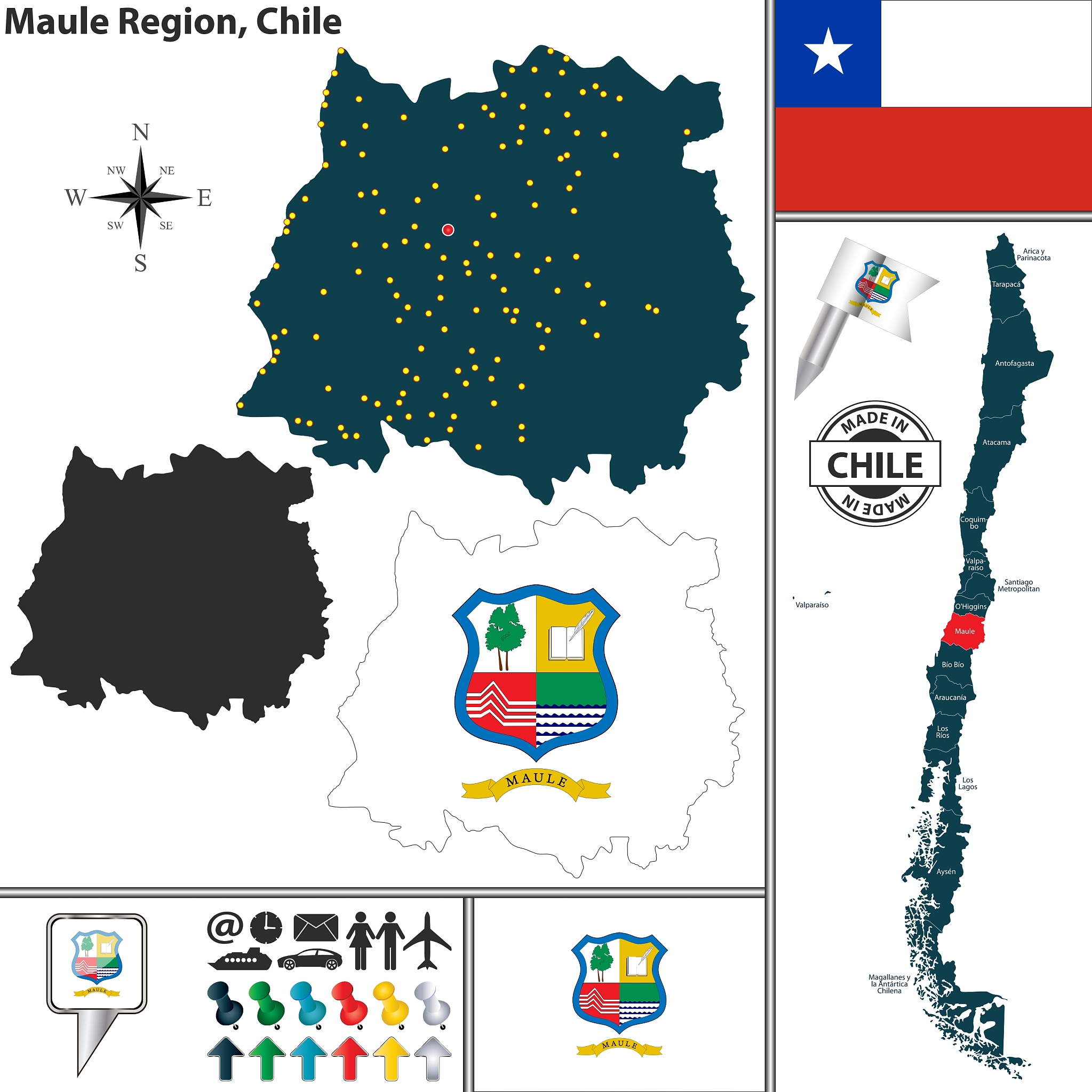 map of maule
