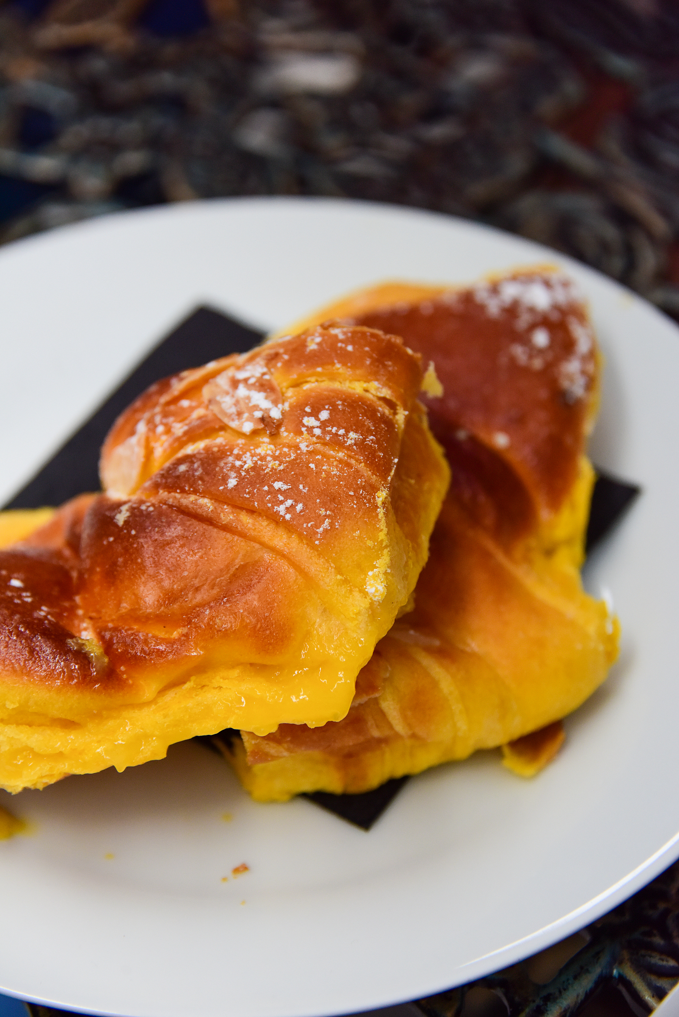 portuguese egg croissants