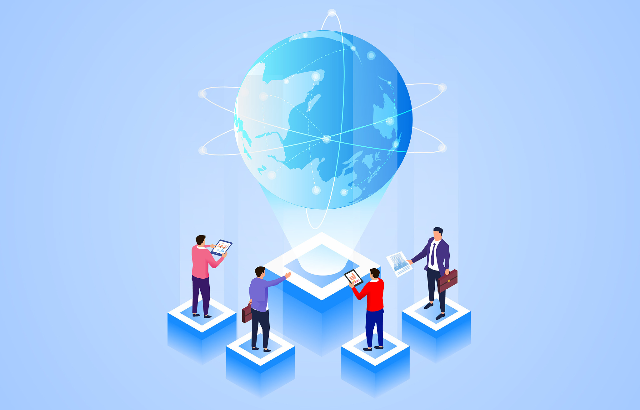 global business financial data analysis research, business strat