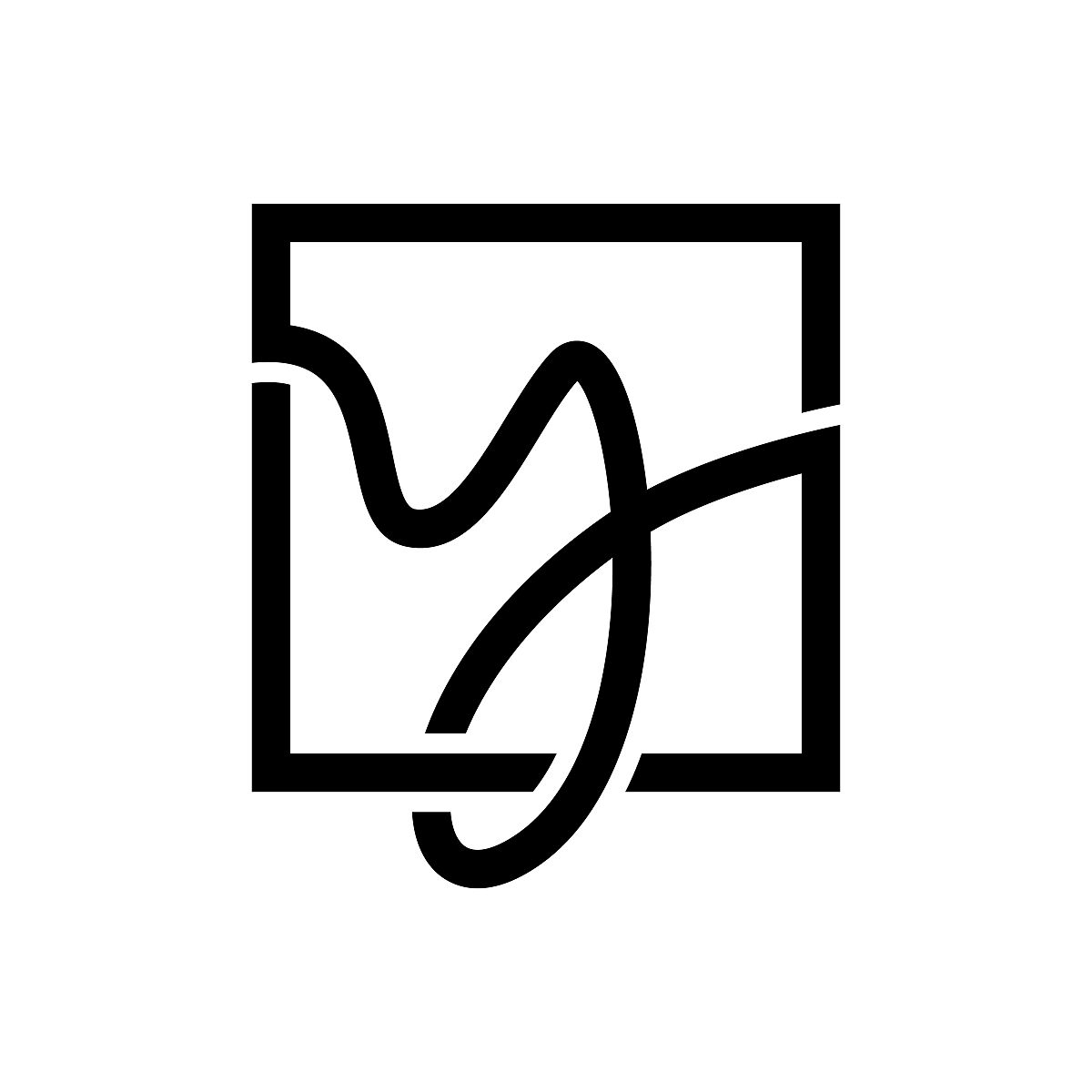 初始y字母矢量股票插图设计模板.