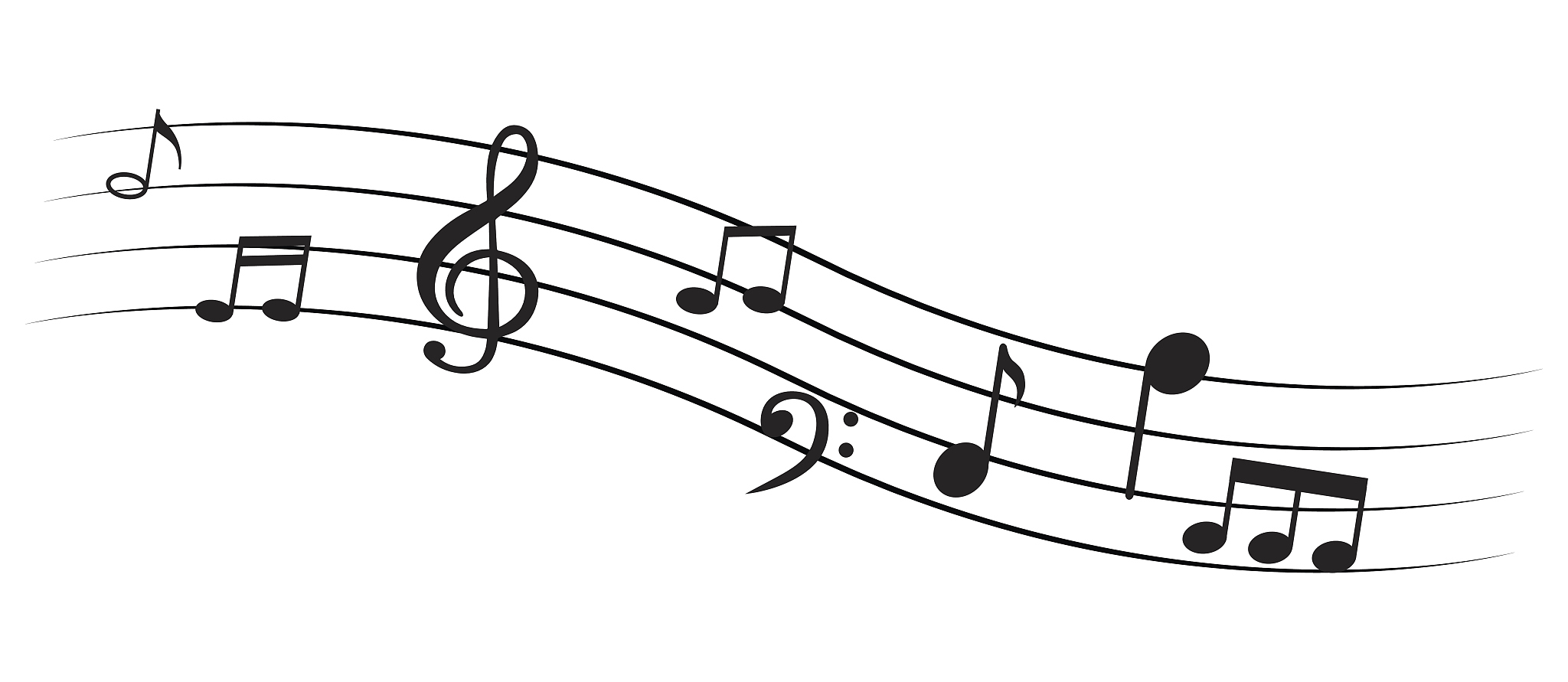 music note background