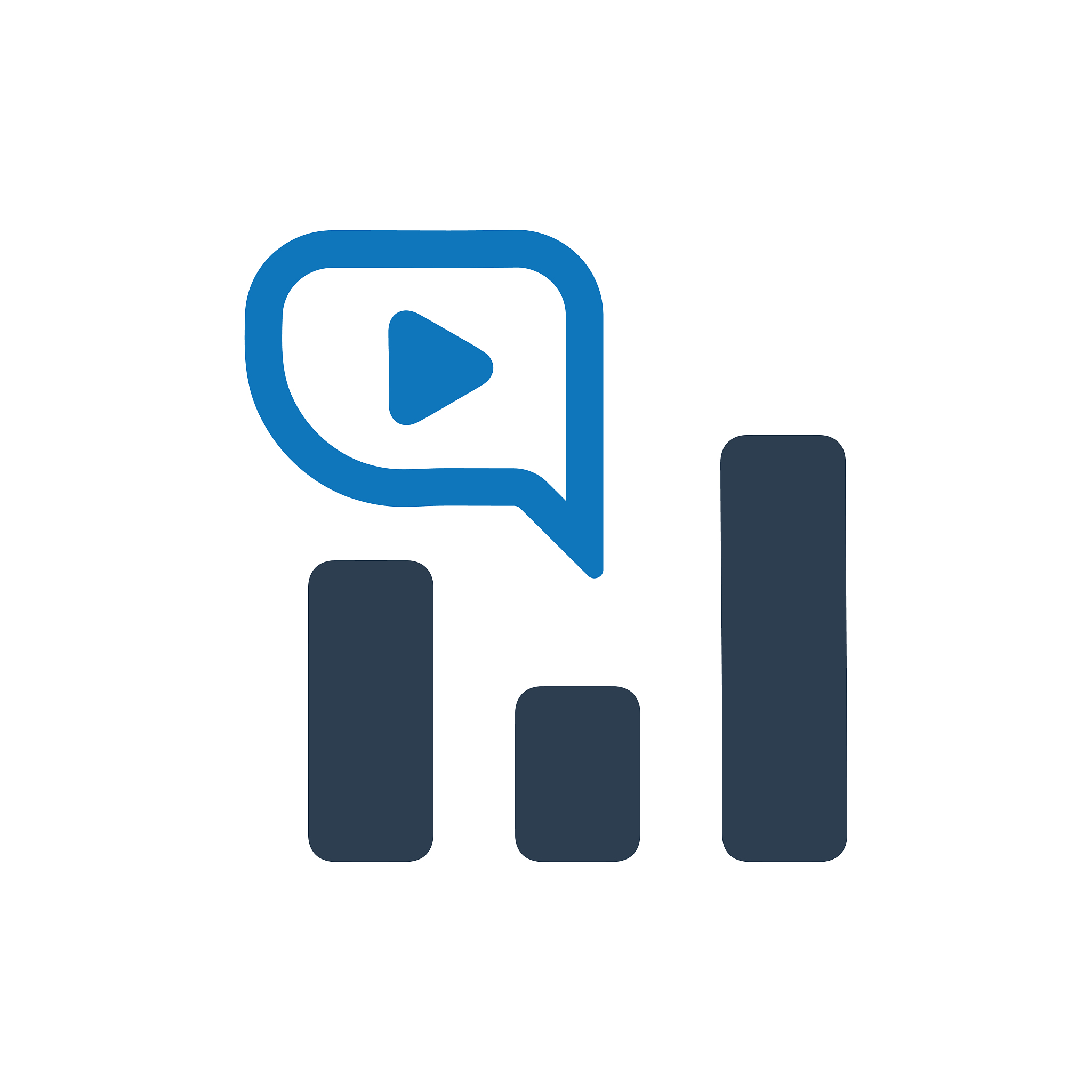 online video impression report icon