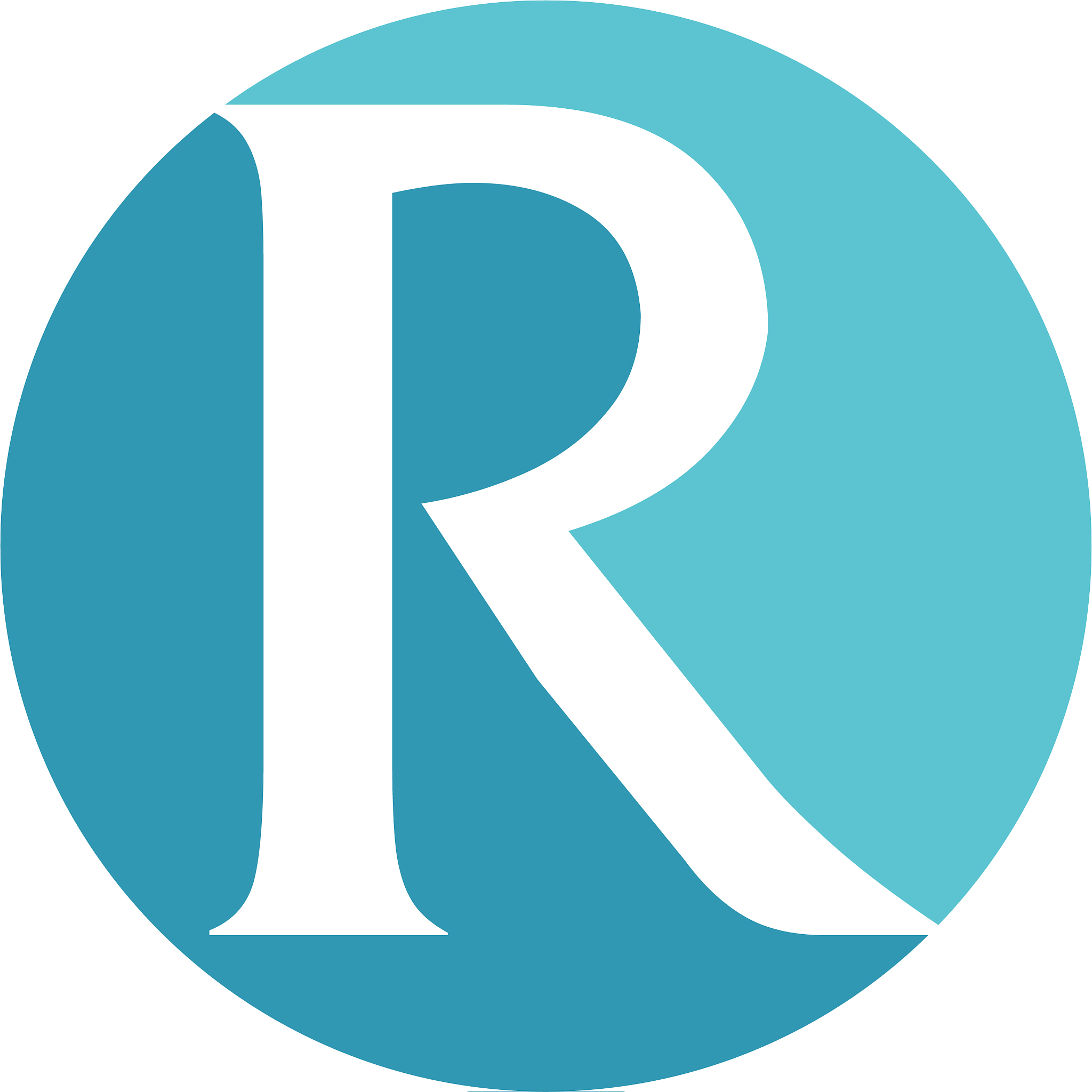 modern solution letter r