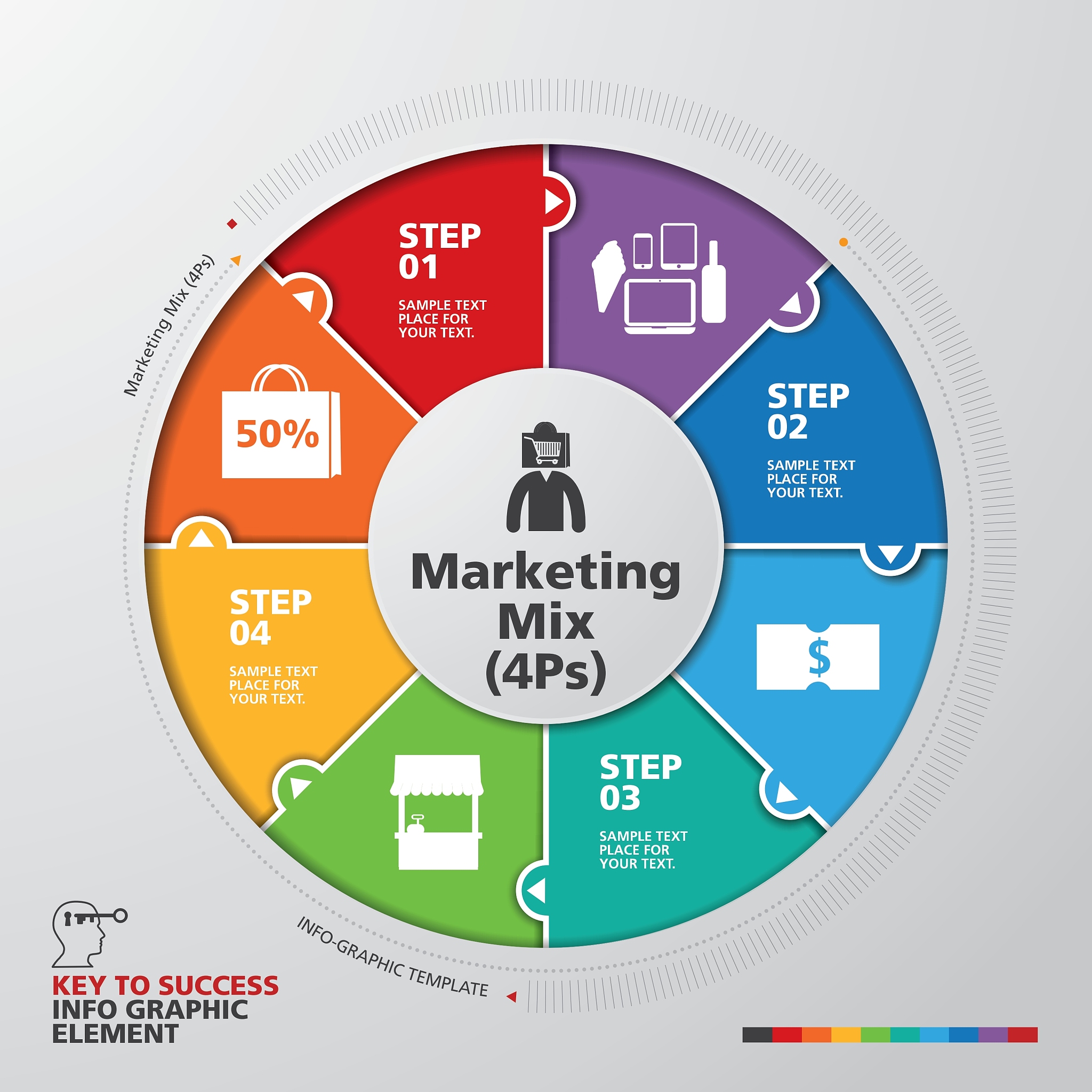 template modern info-graphic design