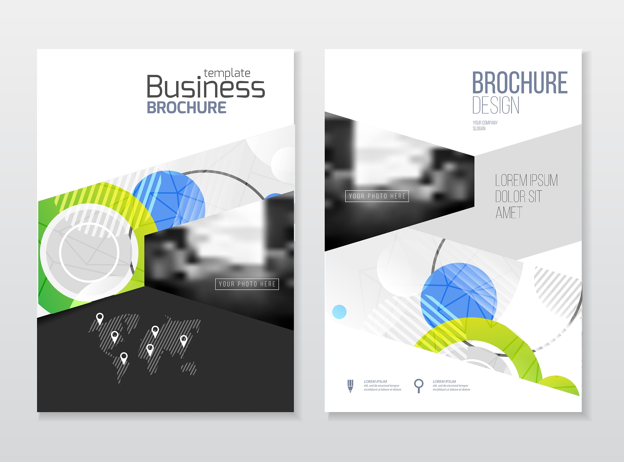 business brochure design annual report temp