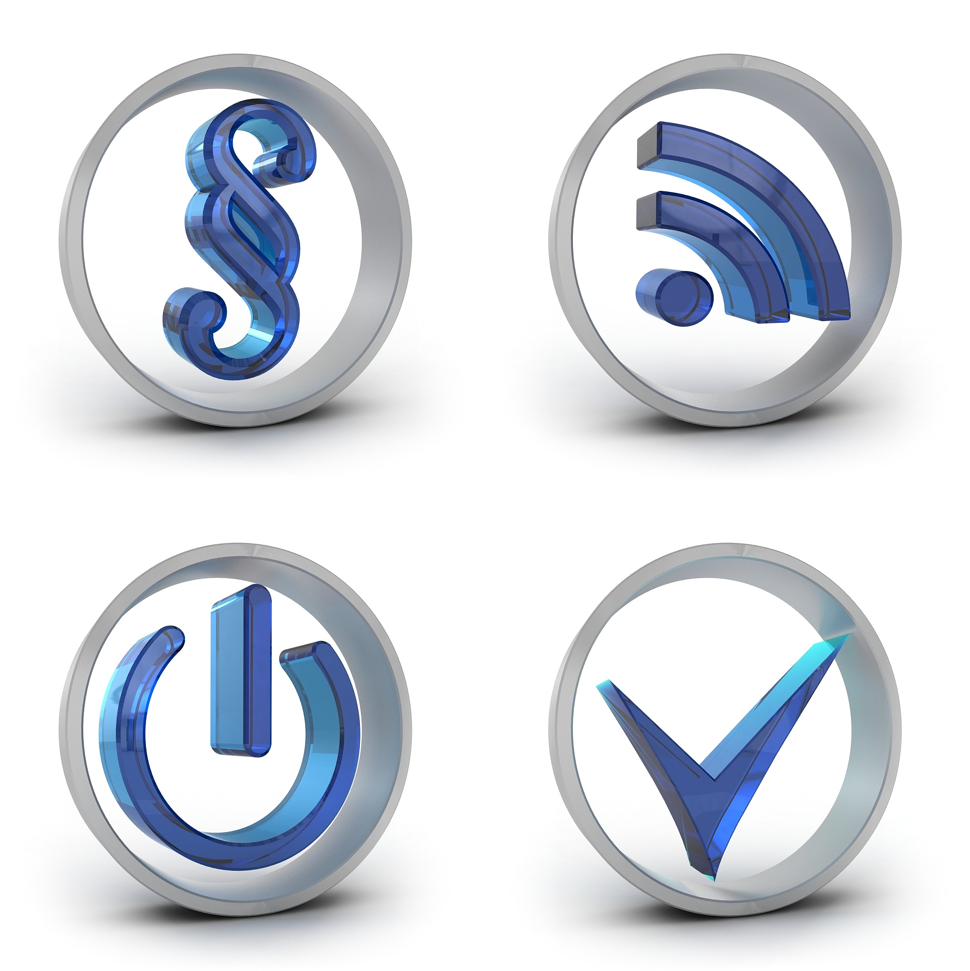 blue icons