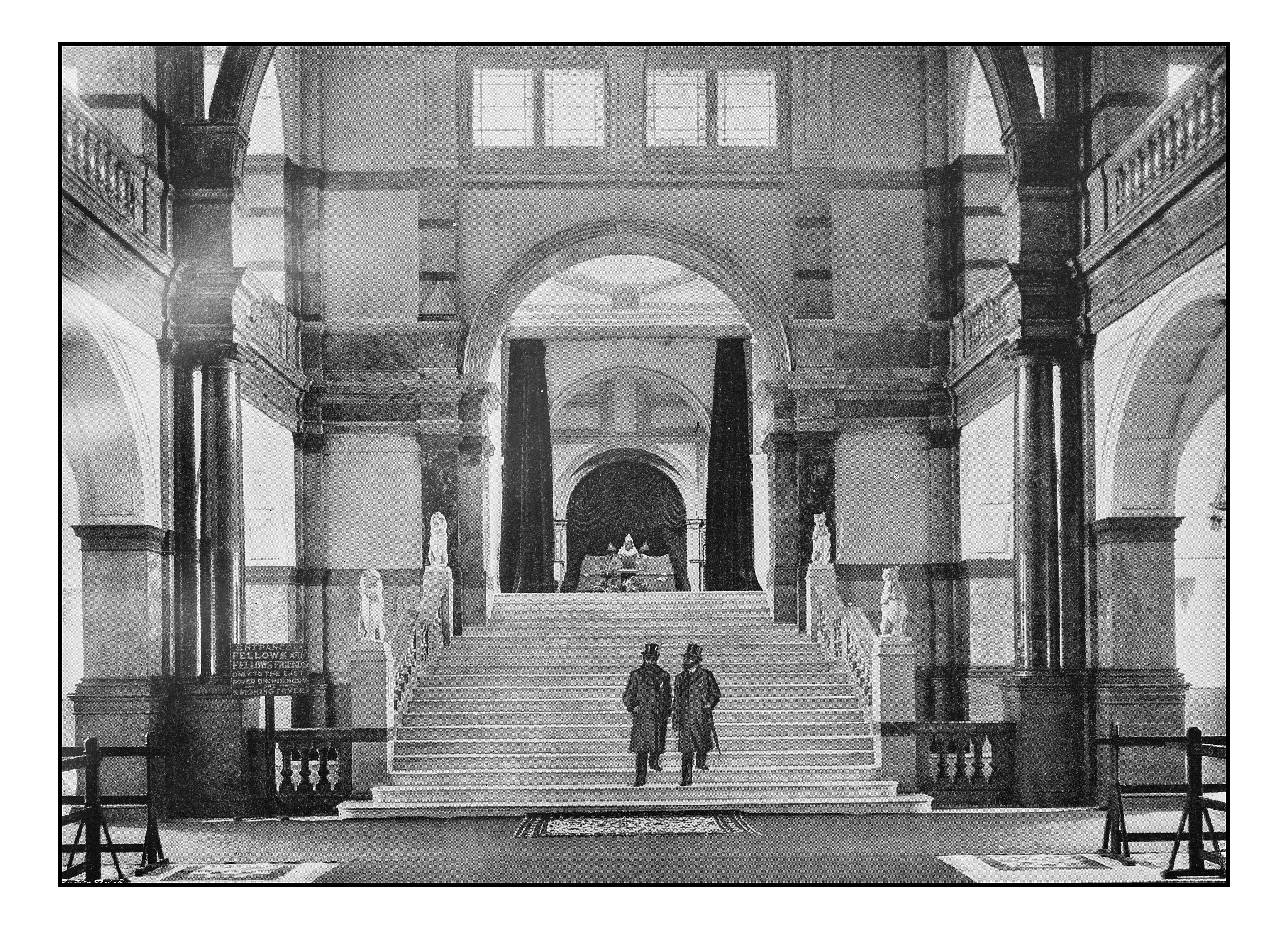 antique london's photographs: imperial institute entrance hall