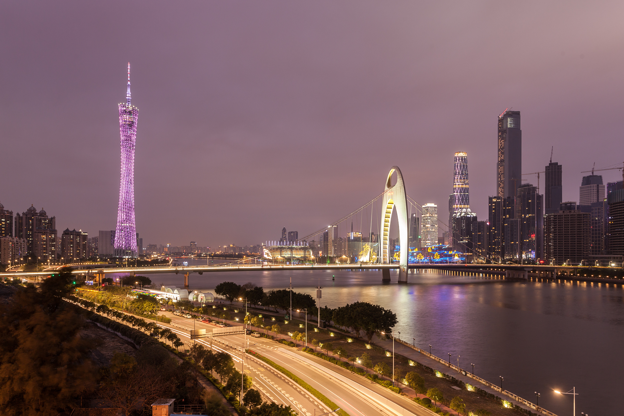 guangzhou cbd night