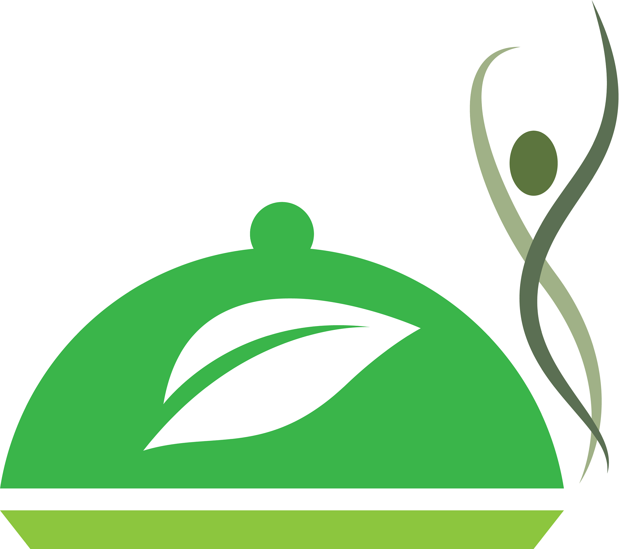 organic food logo template