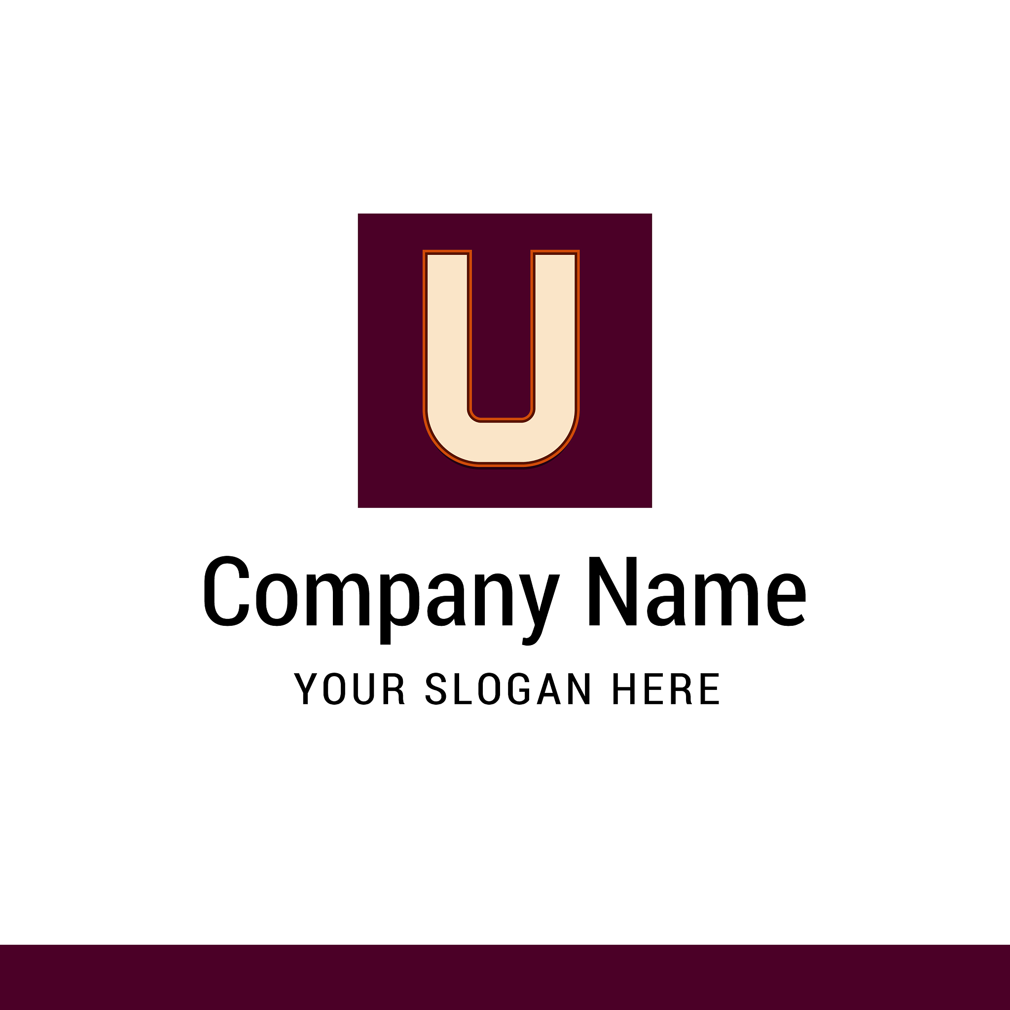 alphabetical logo design with creative typography