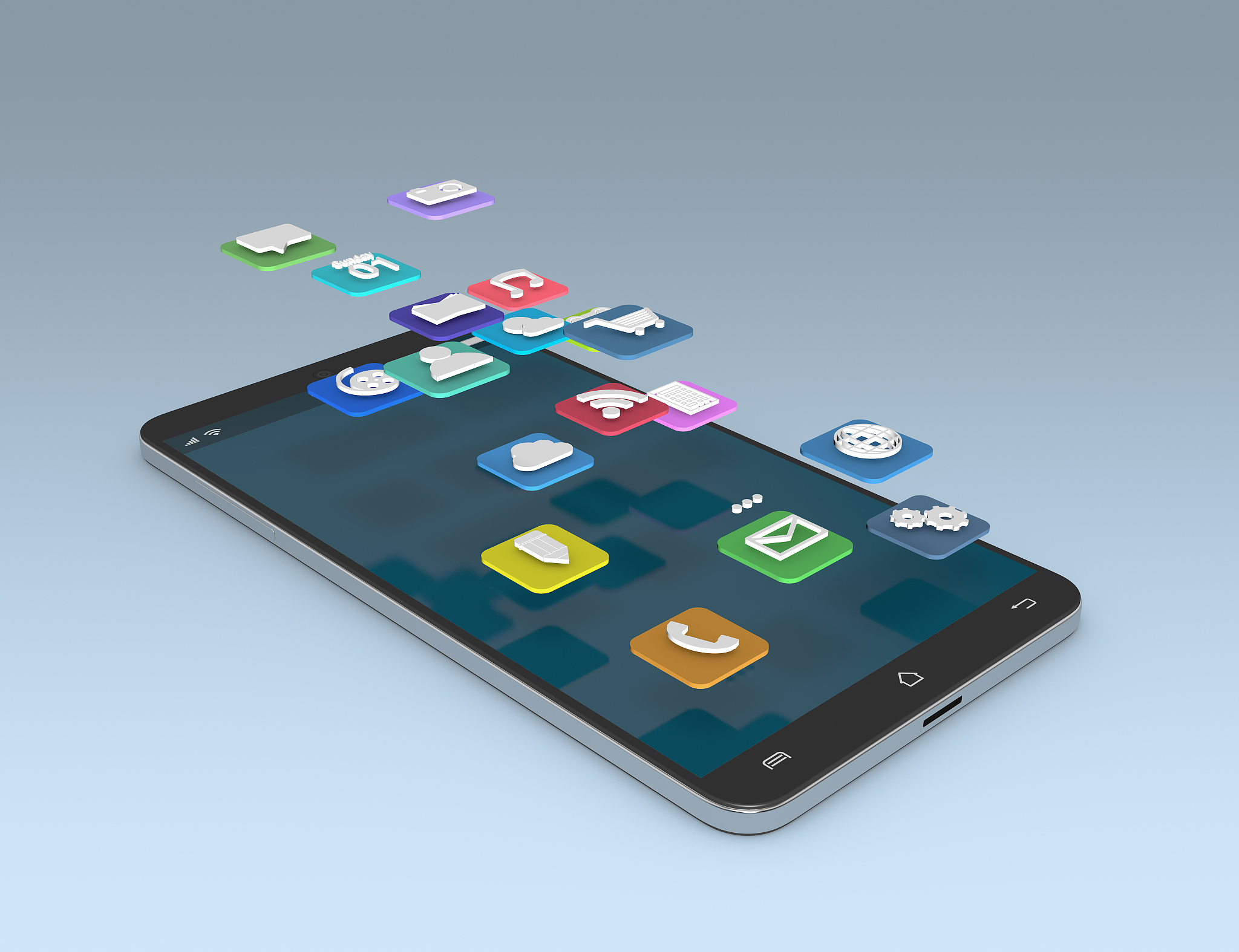 concept of mobile apps