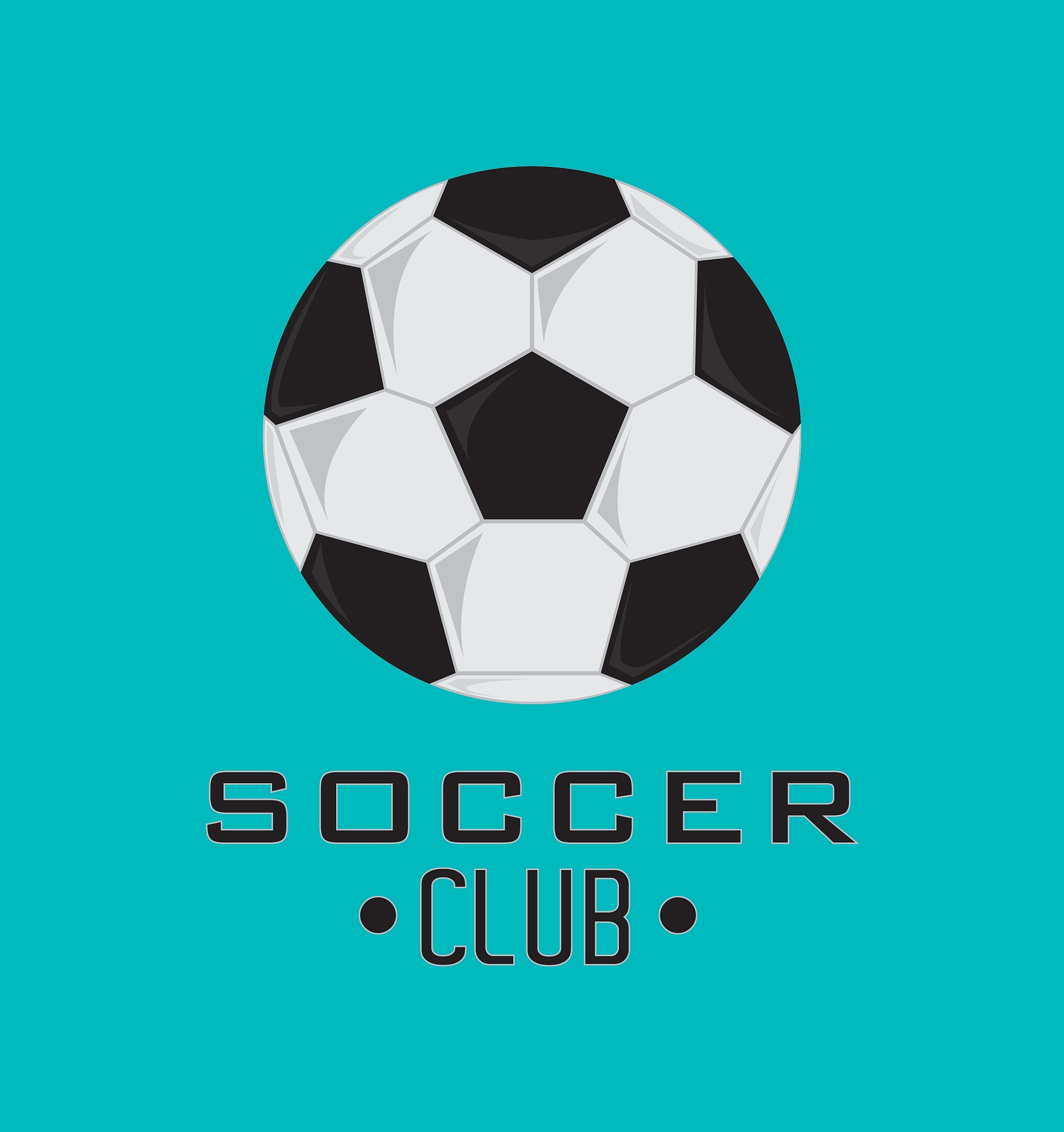 ball of soccer sport design