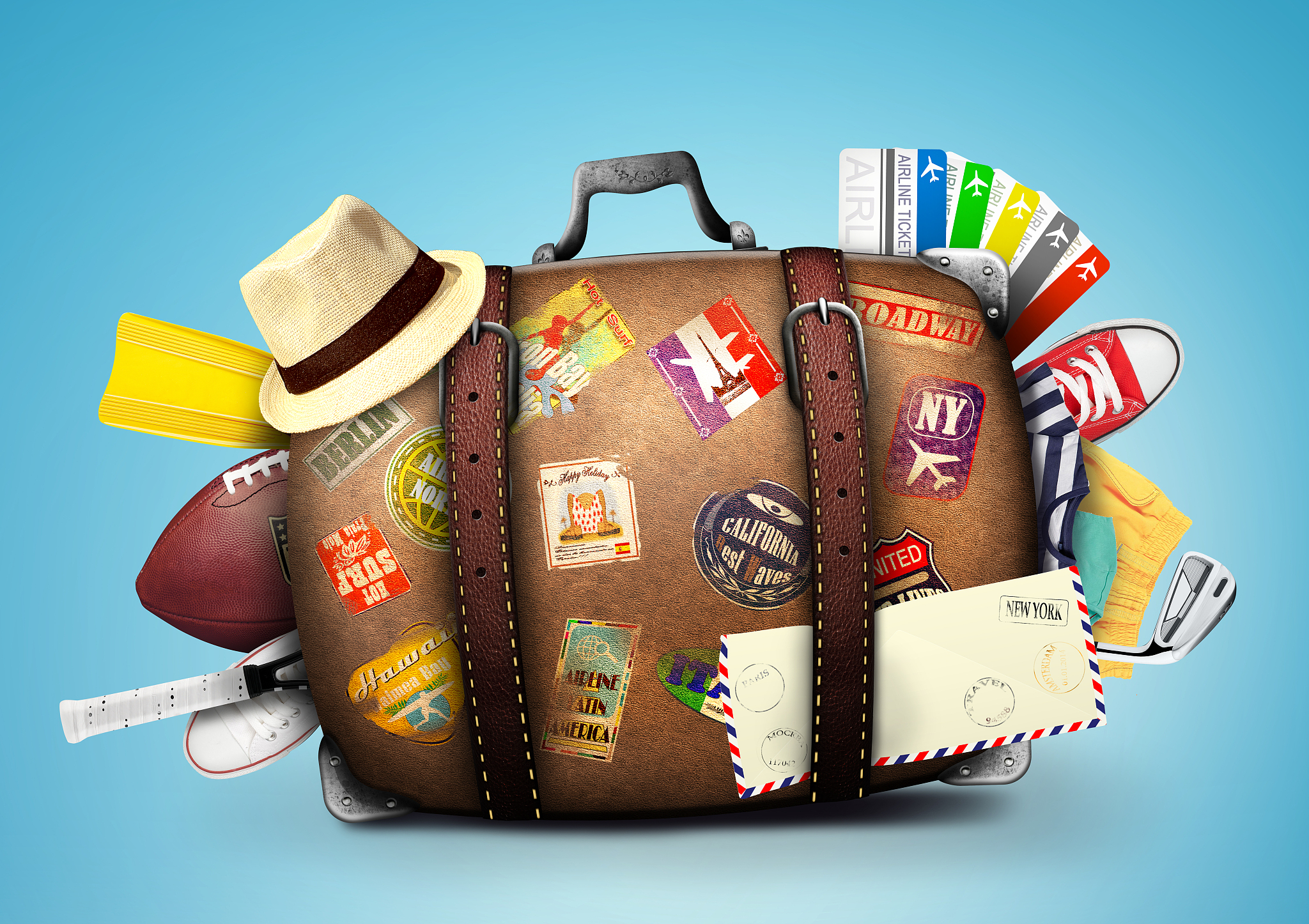 full suitcase